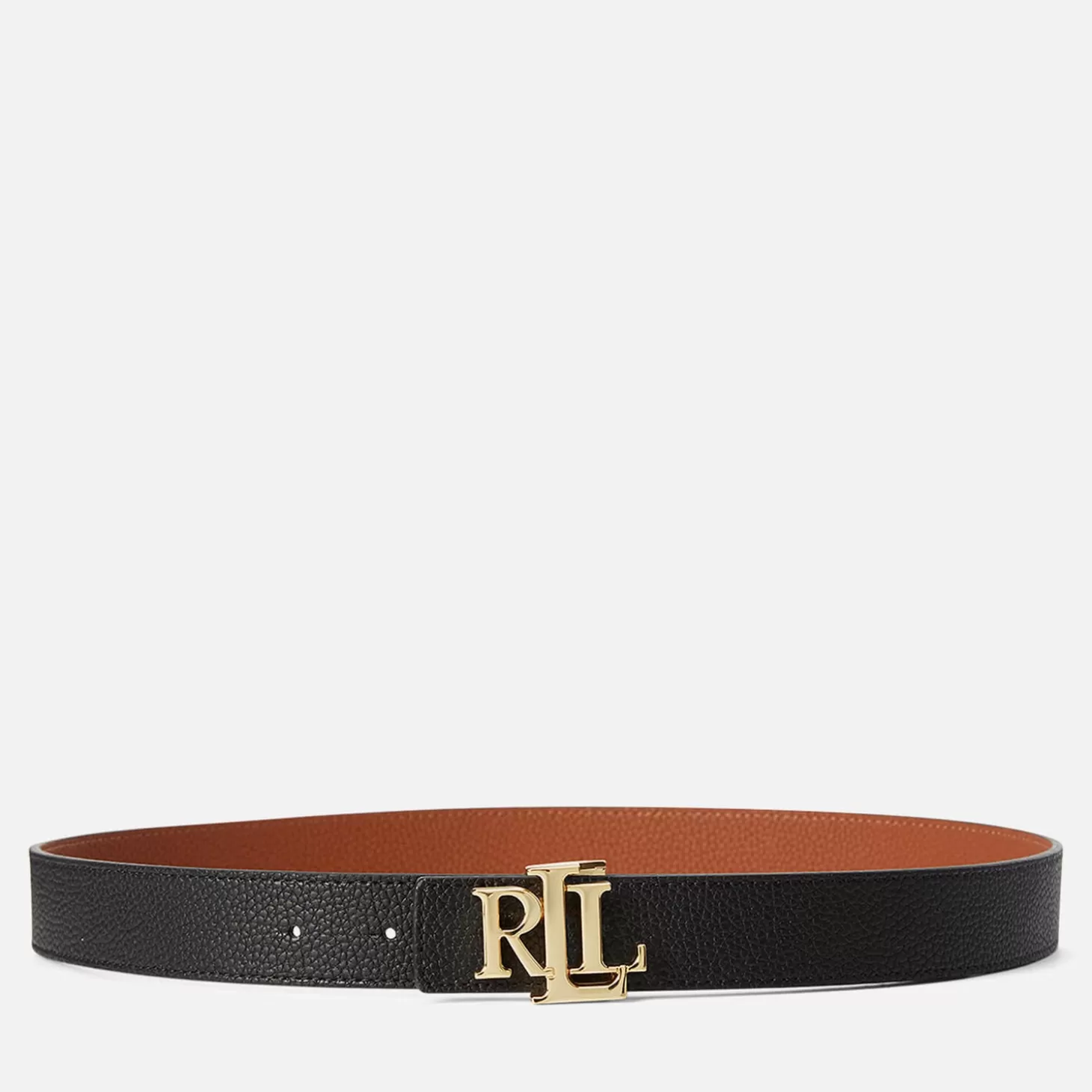 Women's Reversible 30 Medium Belt - Black/Lauren Tan*Lauren Ralph Lauren Best Sale