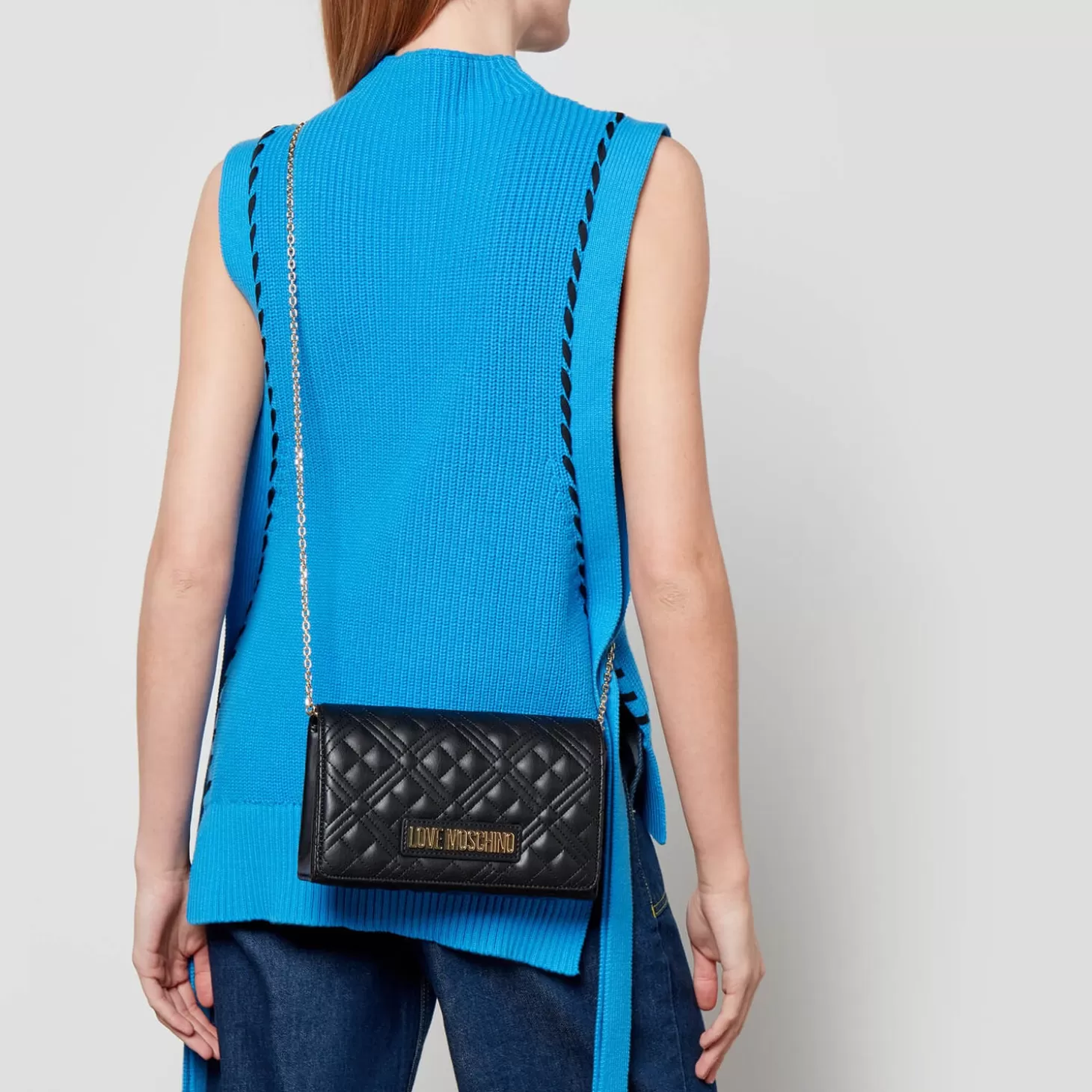 Borsa Quilted Faux Leather Bag*Love Moschino Best