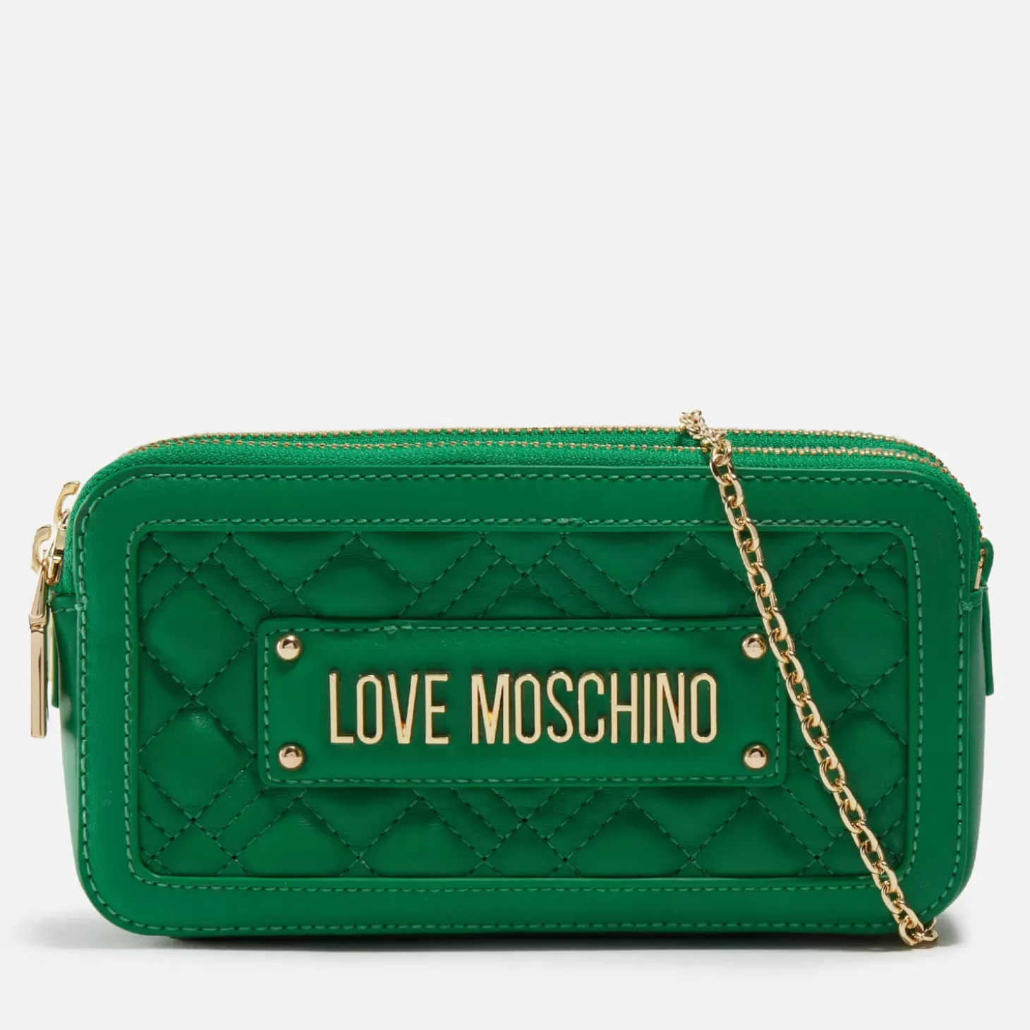 Faux Leather Cross Body Bag*Love Moschino New