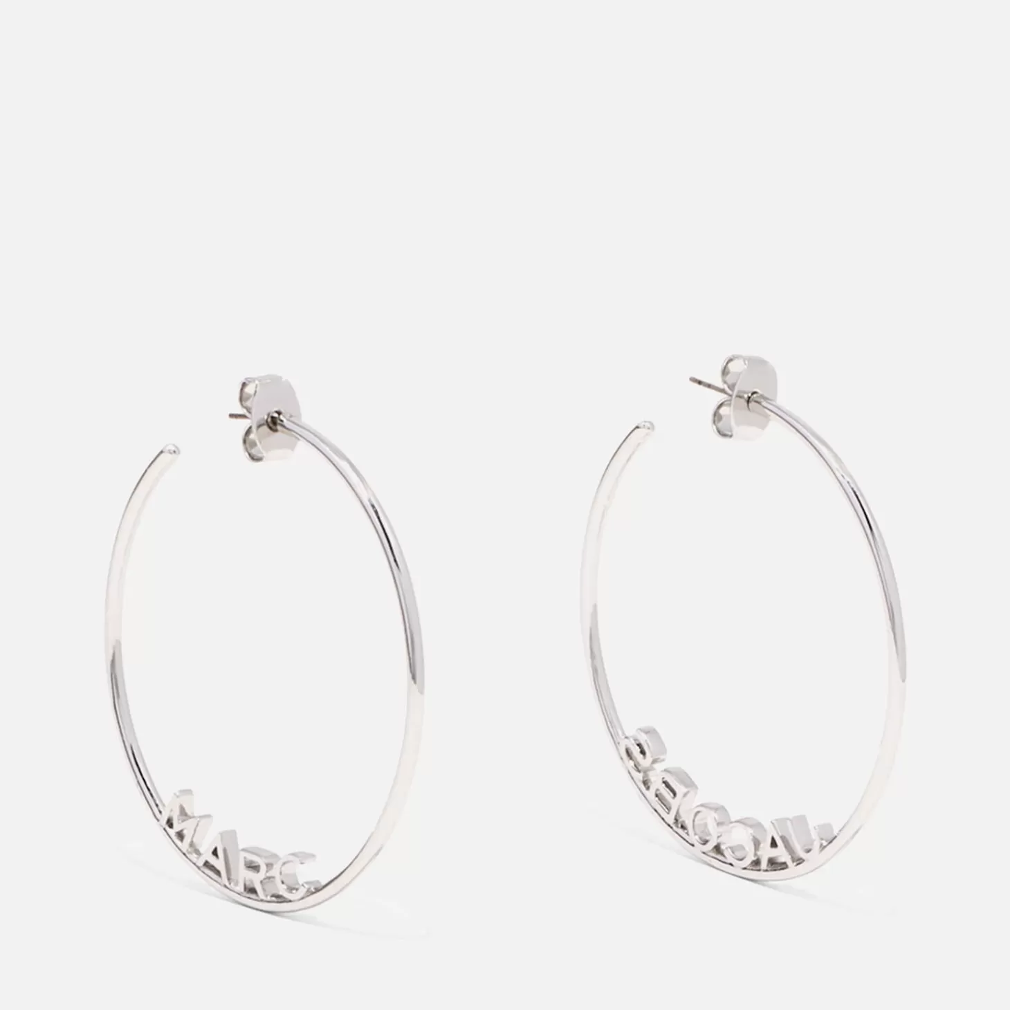 Oversized The Monogram Silver-Tone Hoops*Marc Jacobs Best Sale