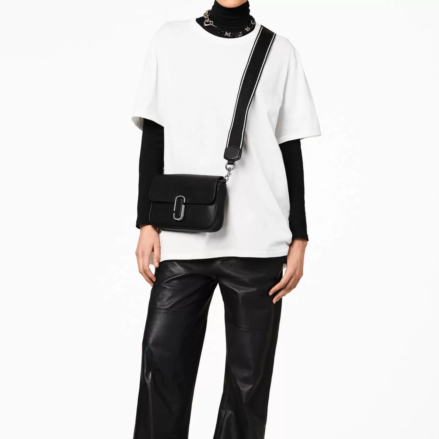 The J Marc Leather Shoulder Bag*Marc Jacobs Discount