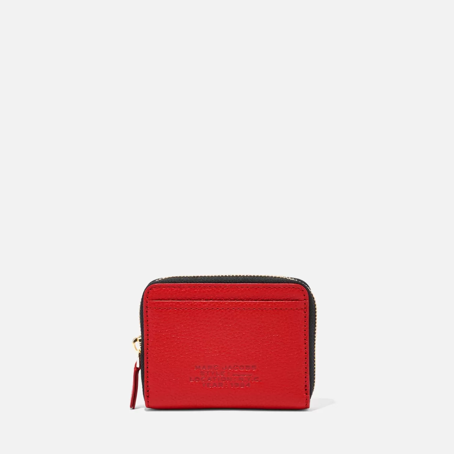 The Leather Zip Around Leather Wallet*Marc Jacobs Online