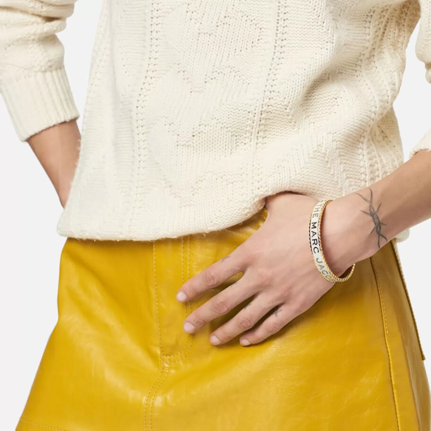 The Medallion Gold-Platedenamel And Crystal Bracelet*Marc Jacobs Sale