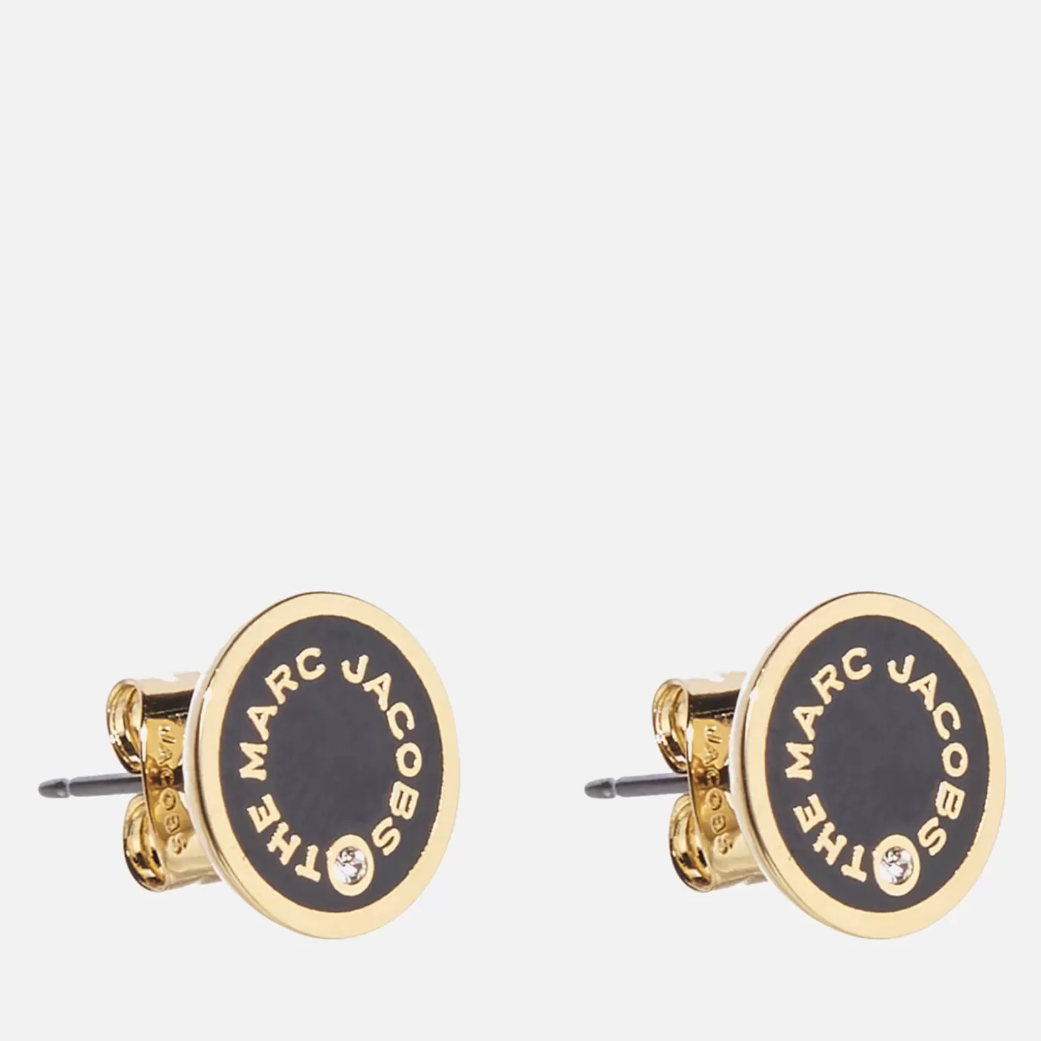 The Medallion Gold-Toneenamel And Crystal Earrings*Marc Jacobs Cheap