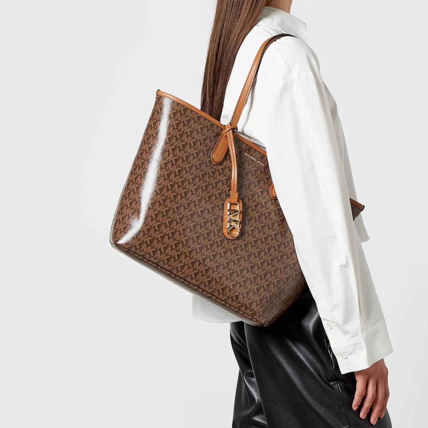 Eliza Coated-Canvas Large Tote Bag*MICHAEL Michael Kors Store