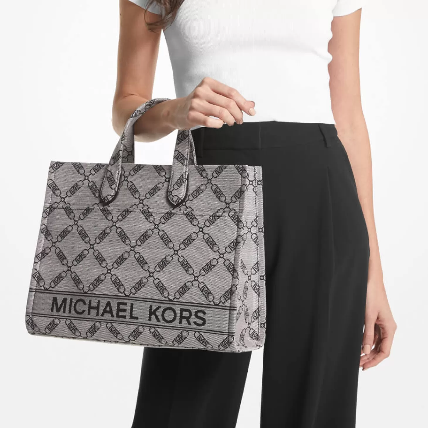 Gigi Large Jacquard Tote Bag*MICHAEL Michael Kors Discount