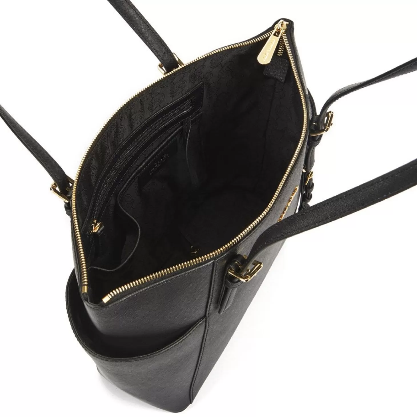 Women's Jet Set East West Top Zip Tote Bag - Black*MICHAEL Michael Kors New