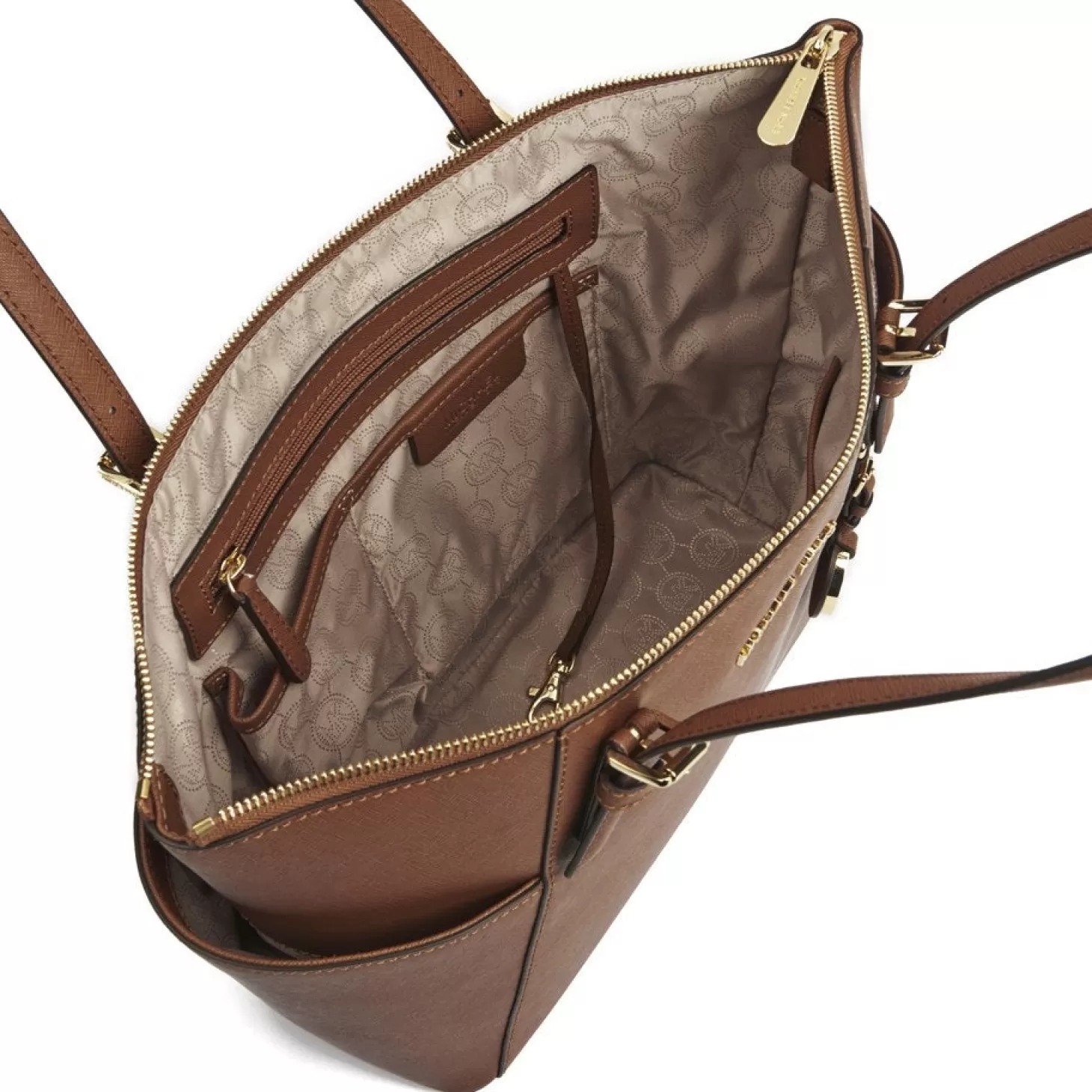 Women's Jet Set Pocket Tote - Luggage*MICHAEL Michael Kors Flash Sale