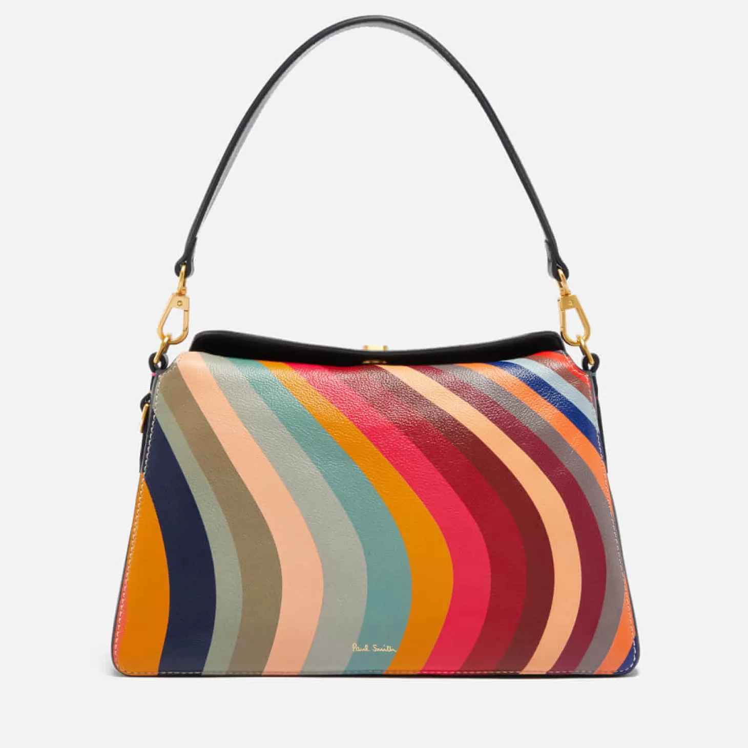 Swirl Leather Shoulder Bag*Paul Smith Store