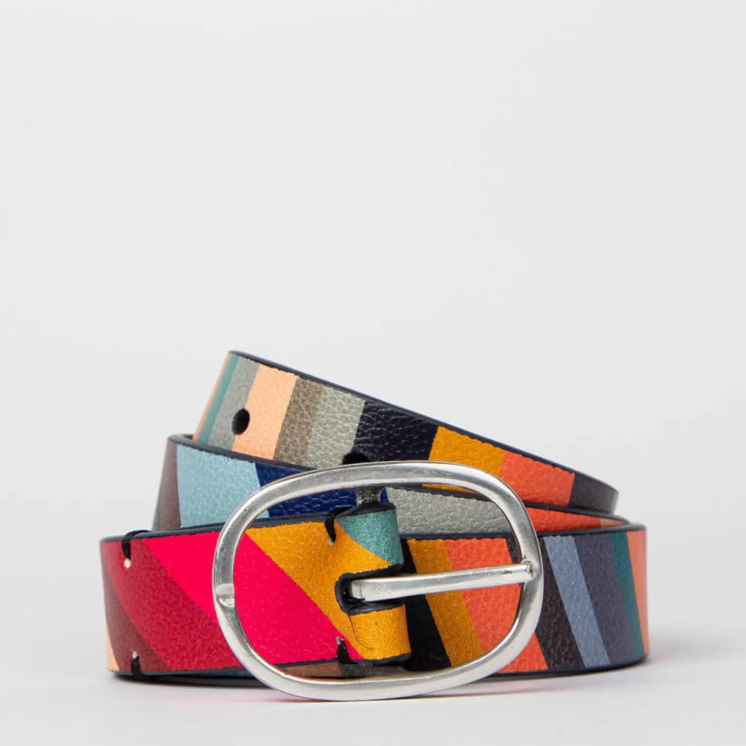 Women's Reversible Swirl Belt - Multicolour*Paul Smith Store