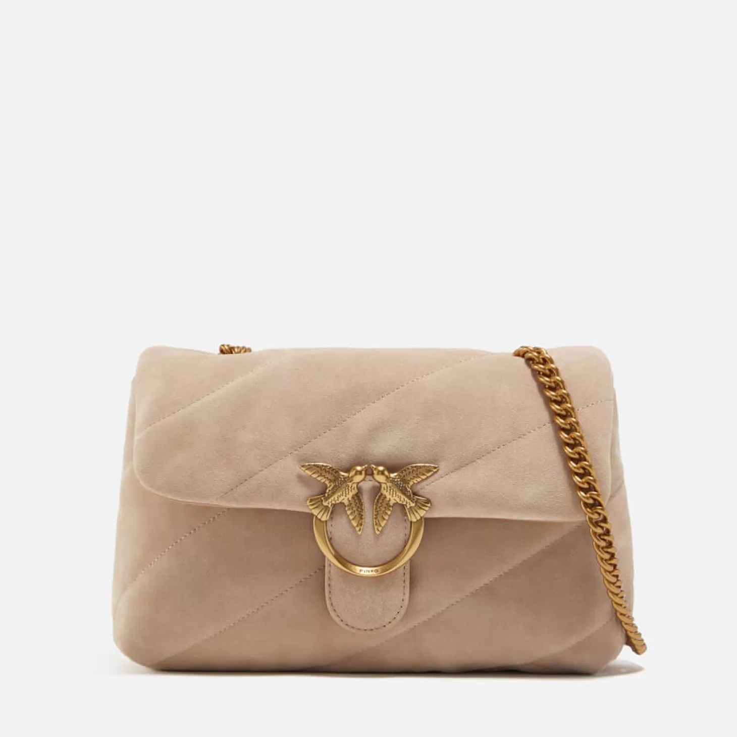 Love Classic Puff Cl Suede Crossbody Bag*Pinko Online