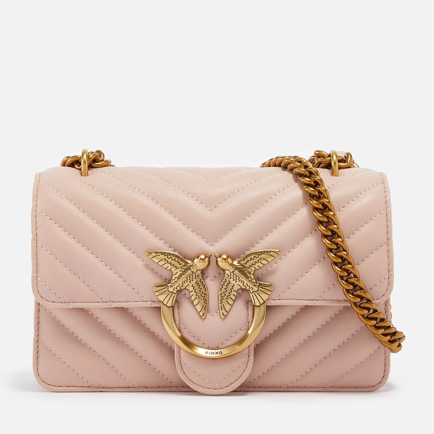 Love One Mini Dc Quilted Leather Shoulder Bag*Pinko Flash Sale