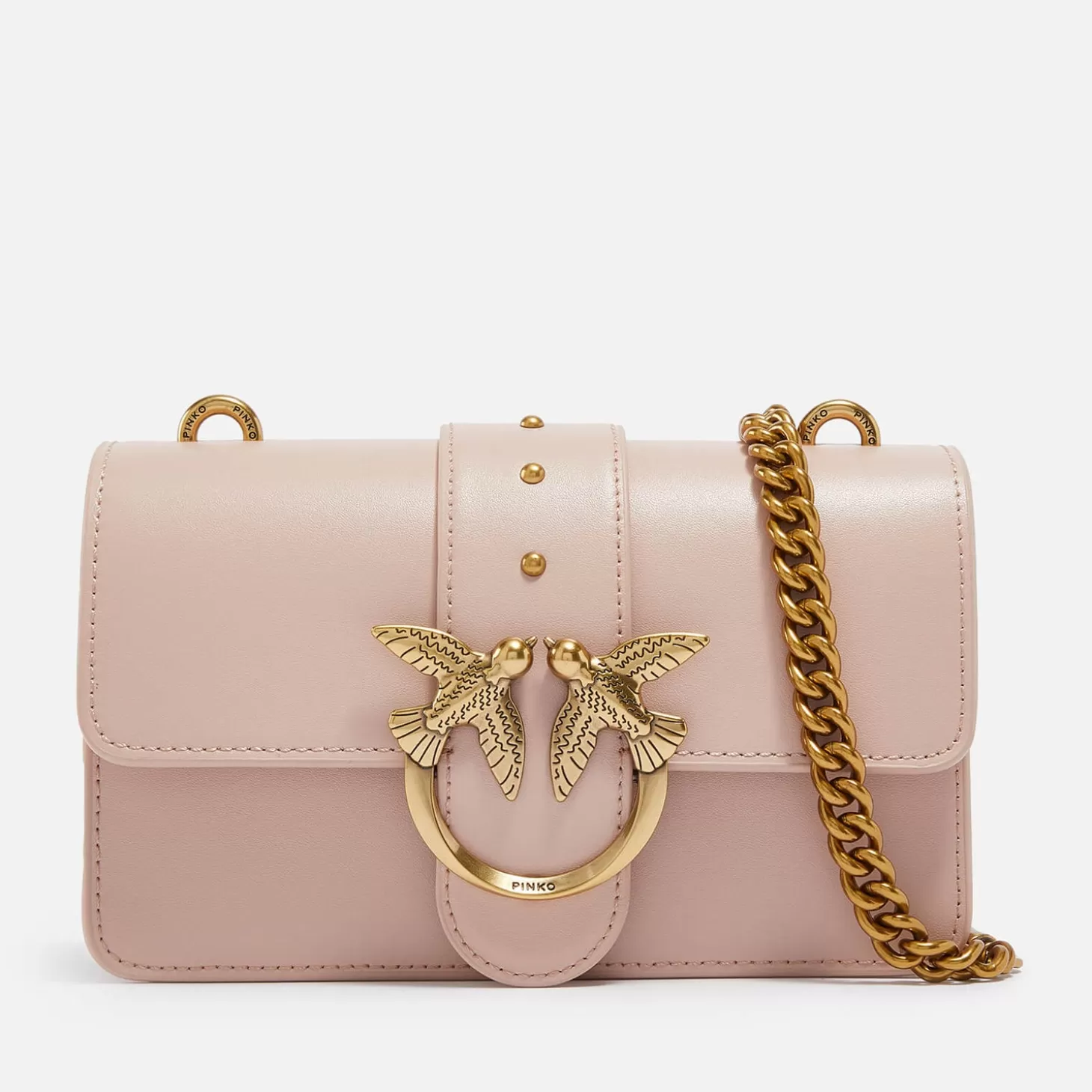 Love One Mini Leather Cross-Body Bag*Pinko Discount