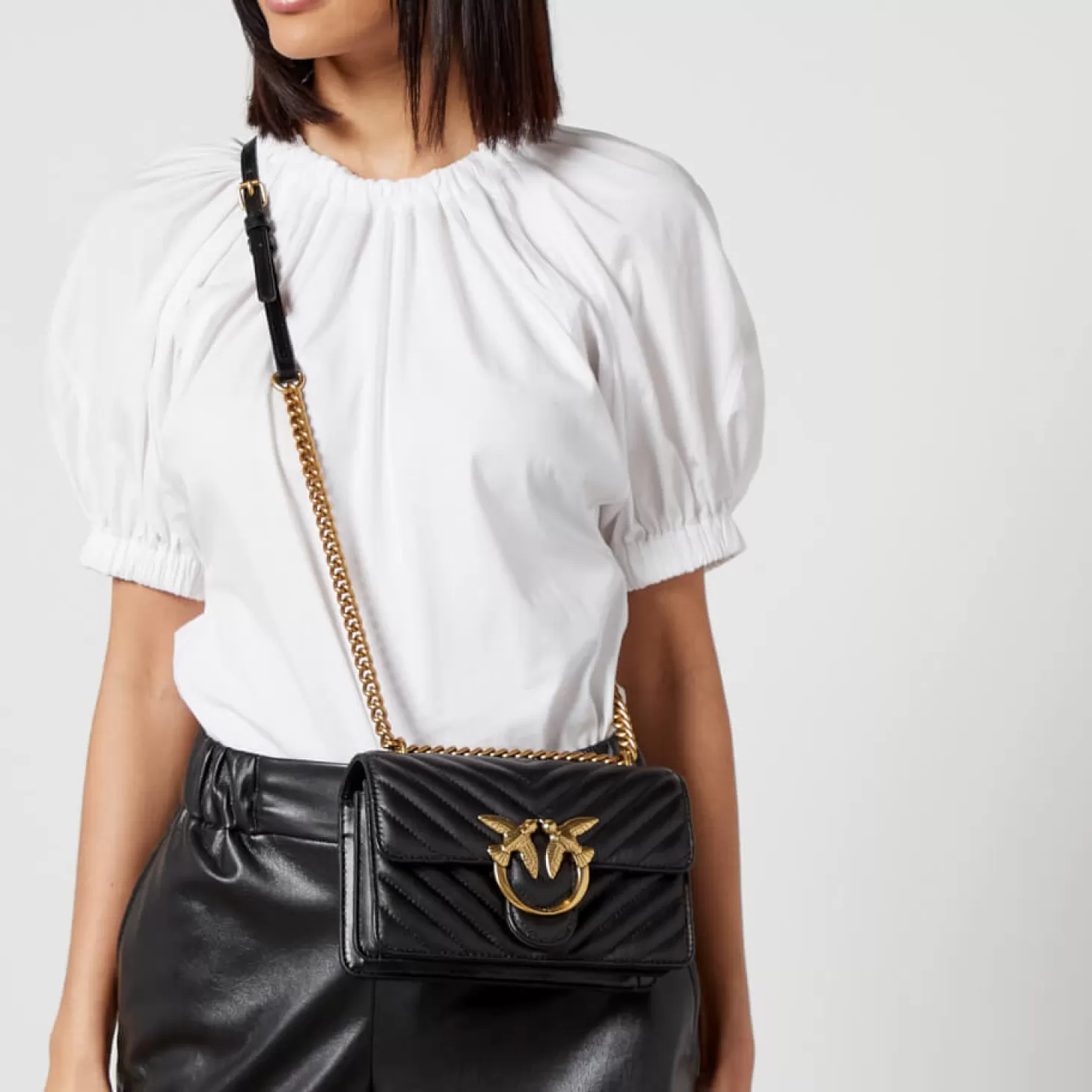 Love One Sheep Nappa Mini Leather Bag*Pinko Sale