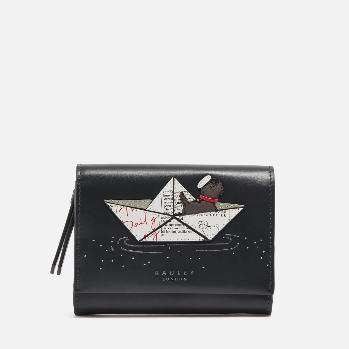 Sail Away Graphic Flapover Leather Purse*Radley Online