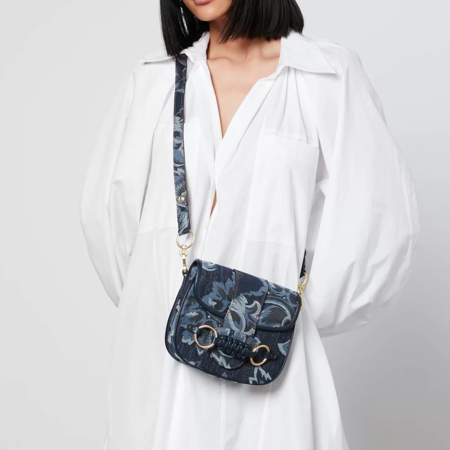 Saddie Denim Shoulder Bag*See By Chloe Best