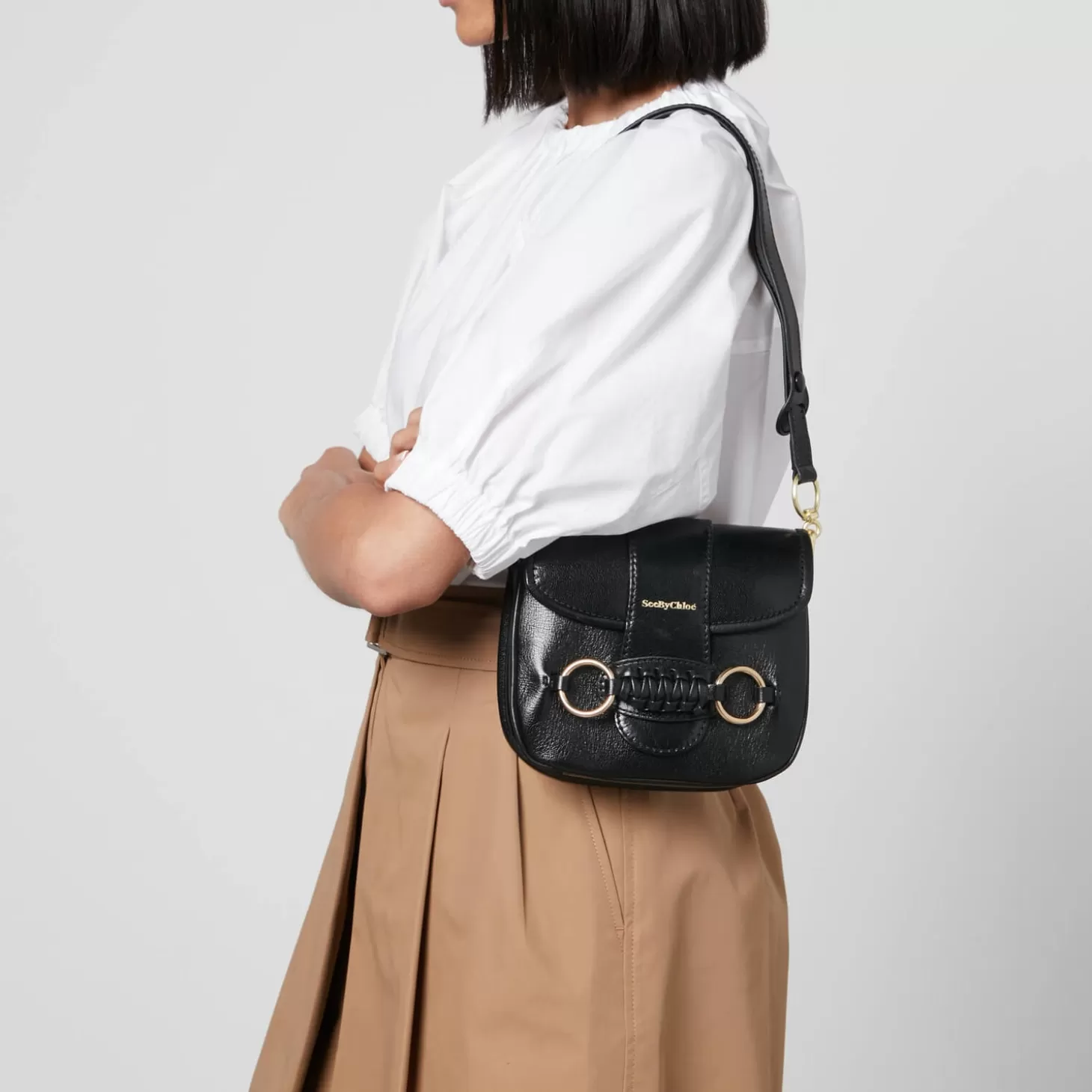 Saddie Leather Shoulder Bag*See By Chloe Hot