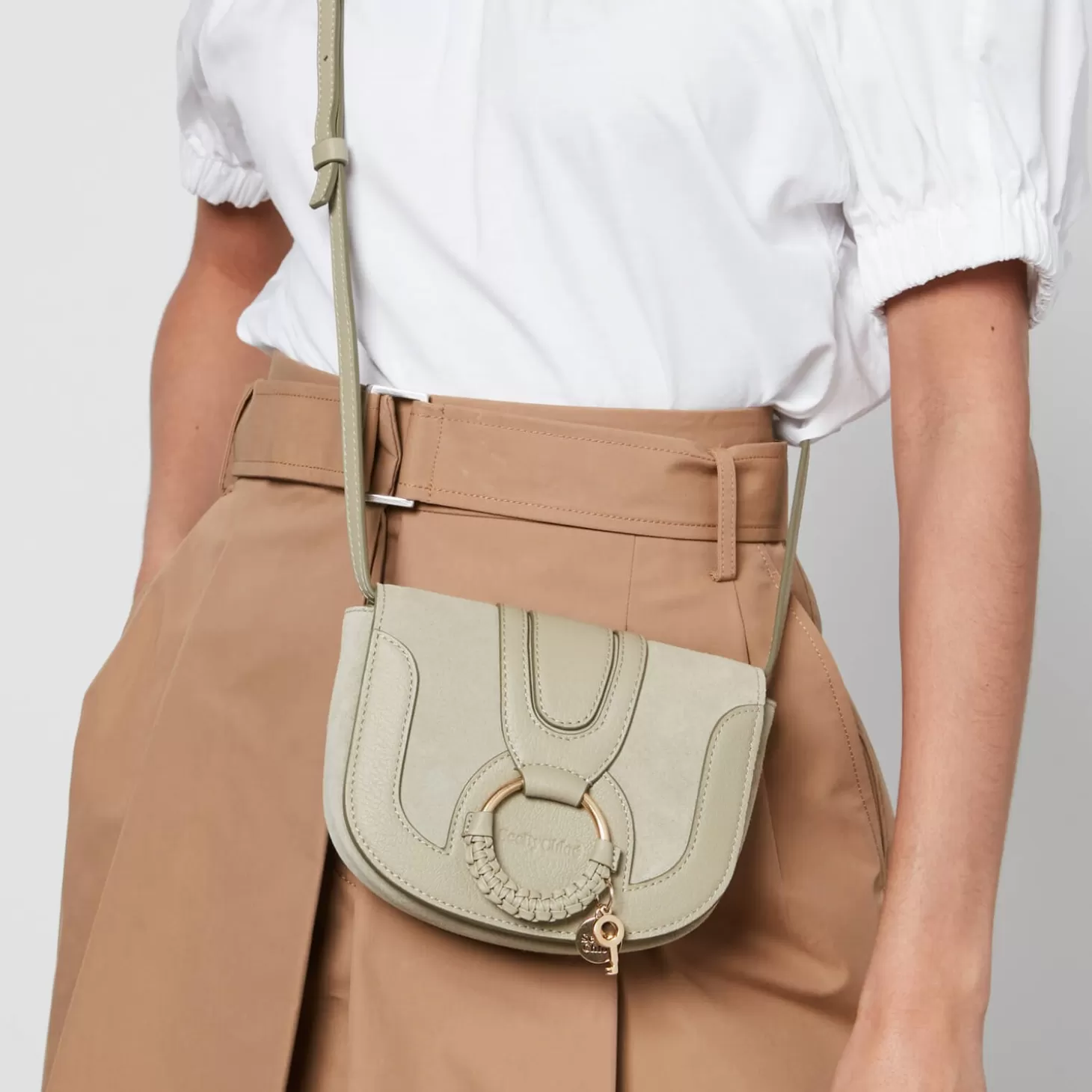 Small Hana Leather And Suede Bag*See By Chloe Online