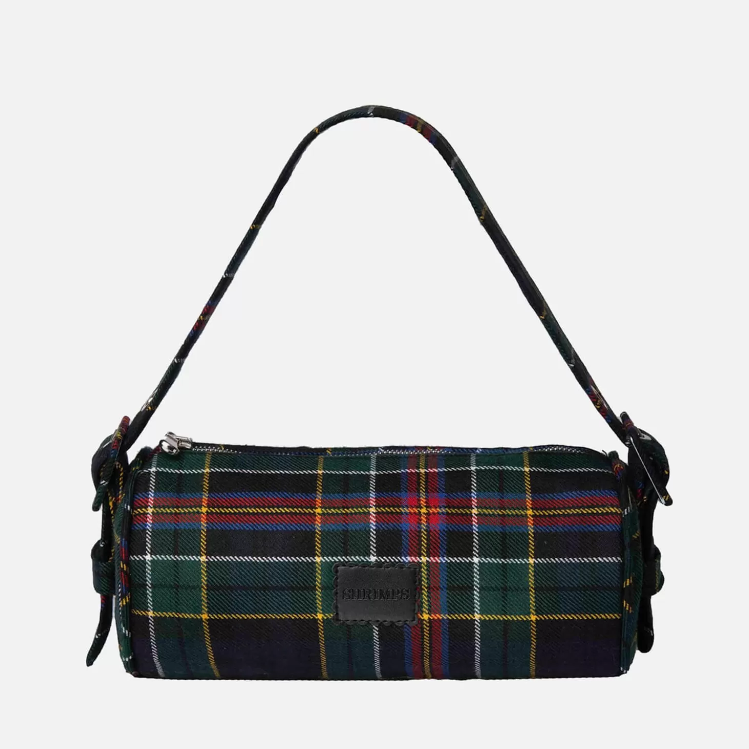 Iggy Checked Wool Shoulder Bag*Shrimps Outlet