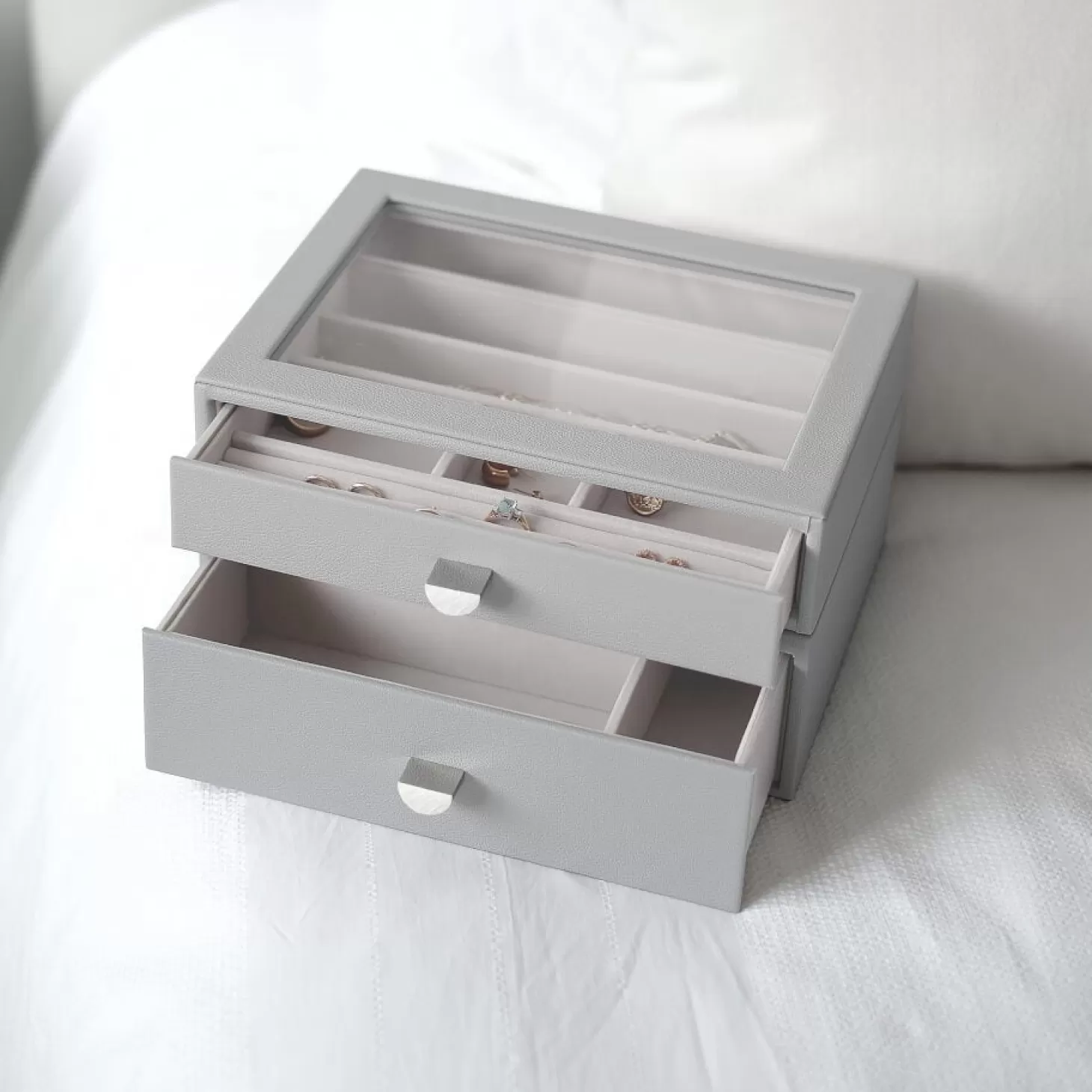 Classic 2 Set Jewellery Drawers -*Stackers Cheap