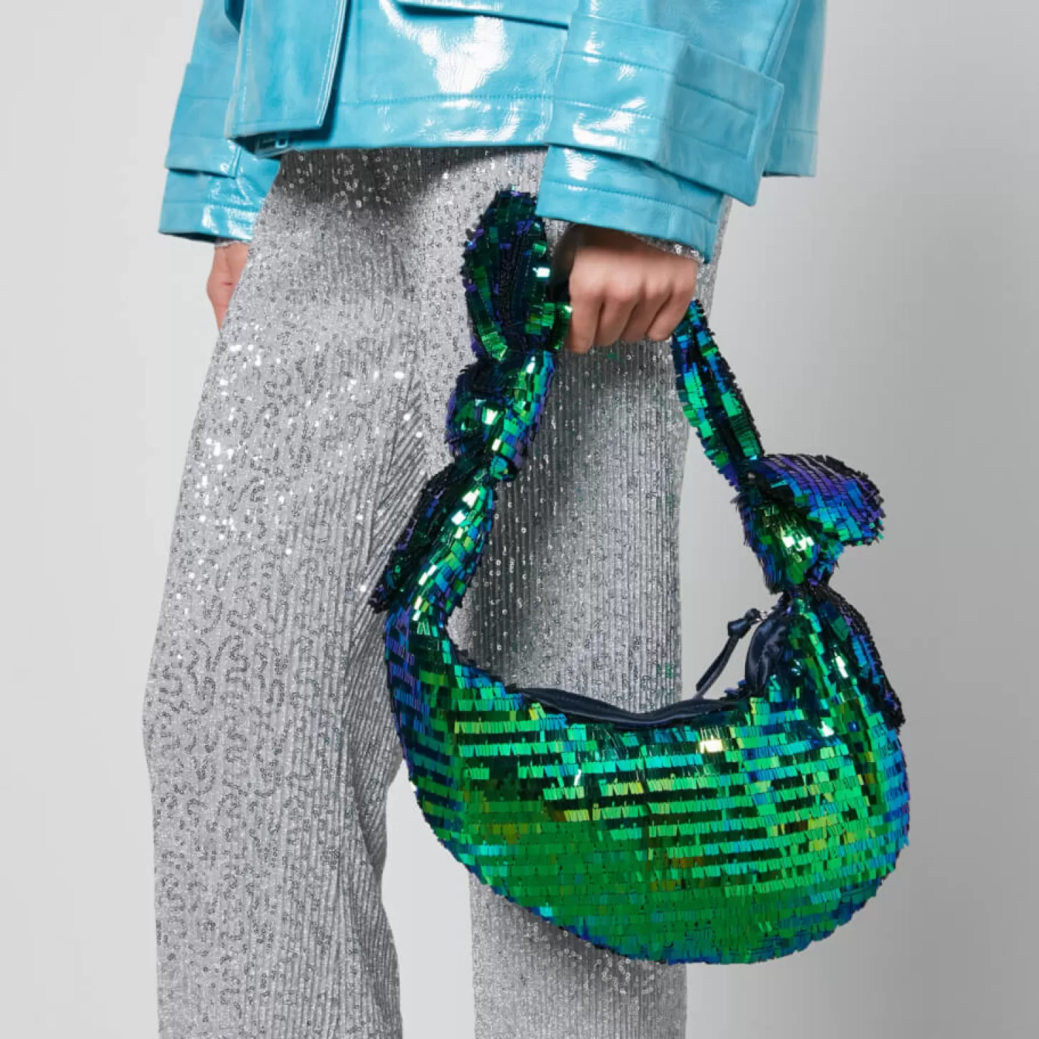 Julius Knotted Sequined Satin Bag*Stine Goya Flash Sale