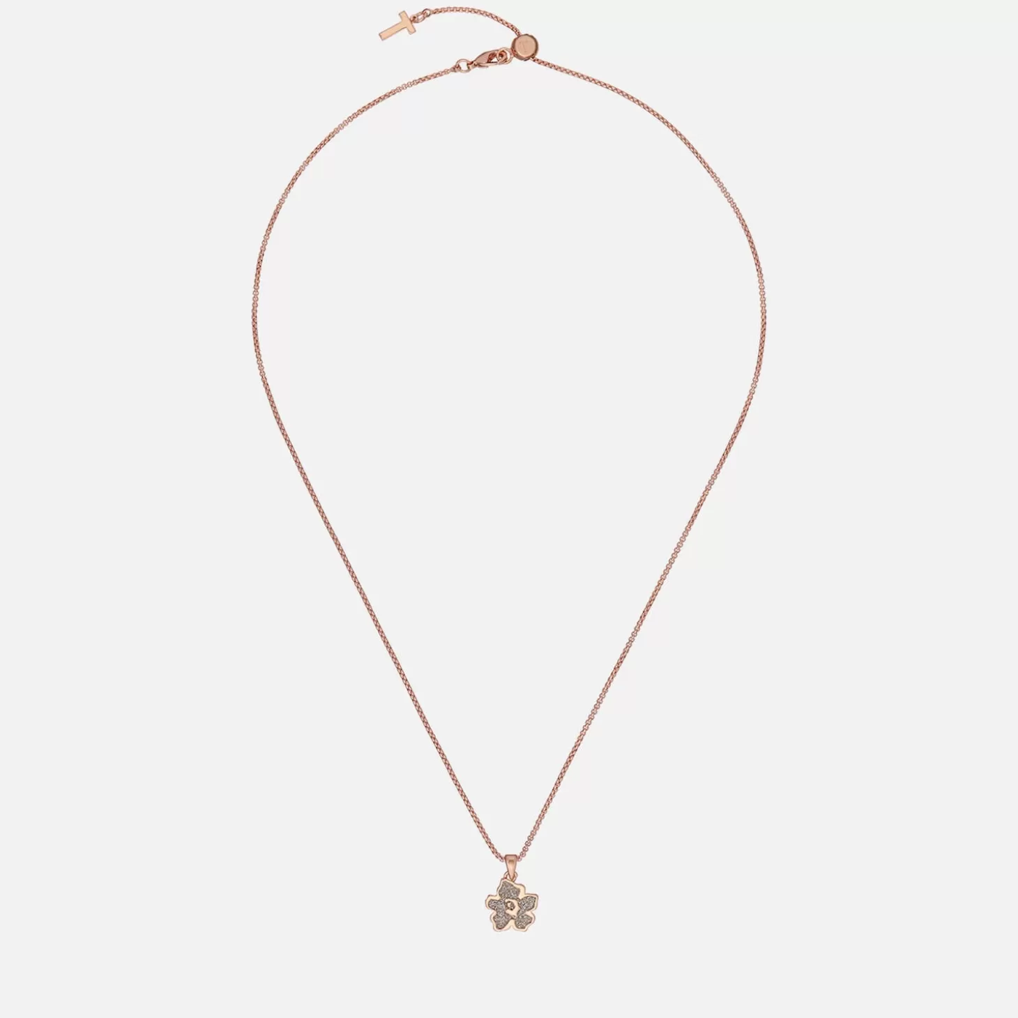 Lilea Rose Gold-Tone And Glittered Enamel Necklace*Ted Baker Outlet