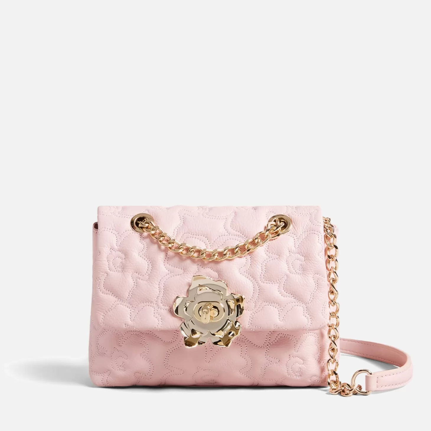 Mini Ayshana Magnolia Quilted Leather Bag*Ted Baker Flash Sale