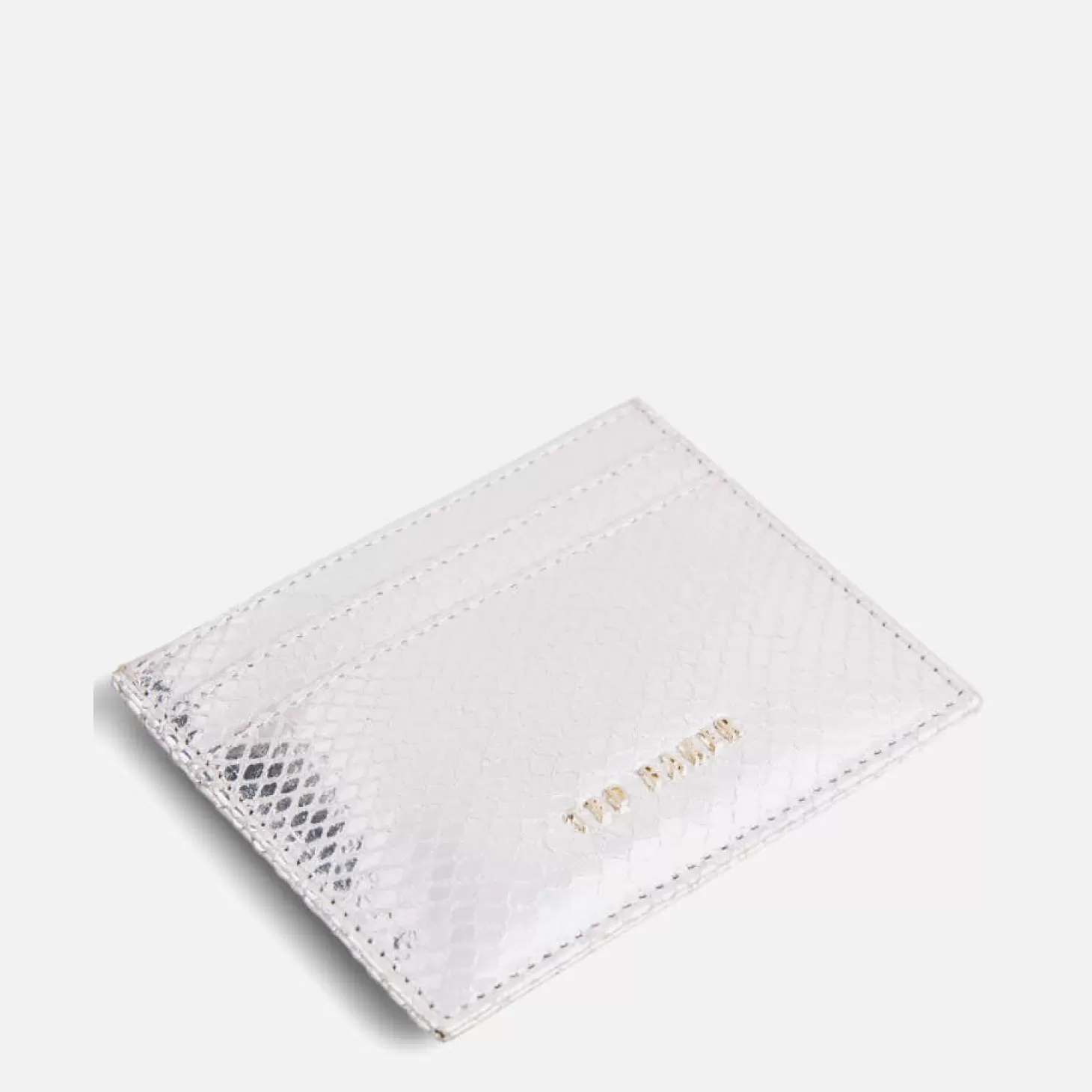 Silvor Logo-Detailed Snake-Effect Leather Cardholder*Ted Baker Cheap