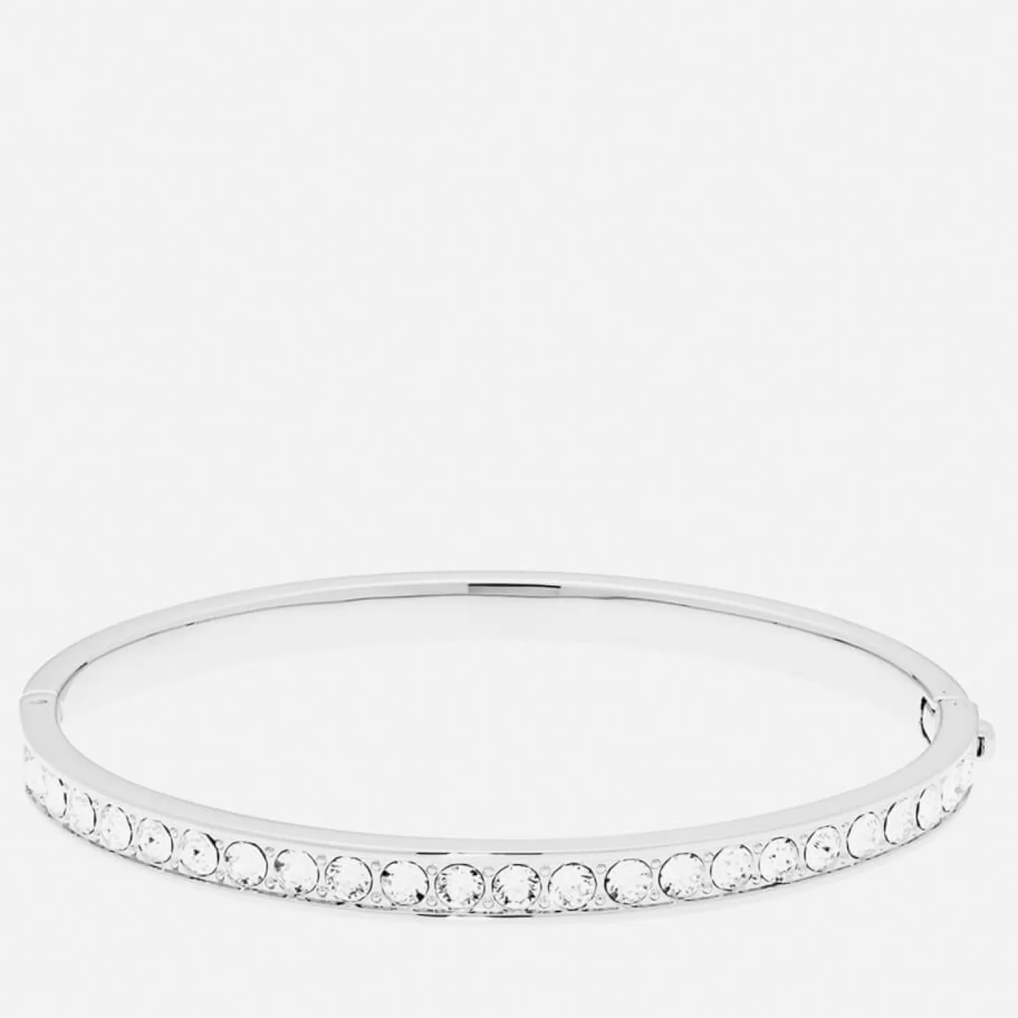 Women's Clemara Hinge Crystal Bangle - Silver/Crystal*Ted Baker Outlet