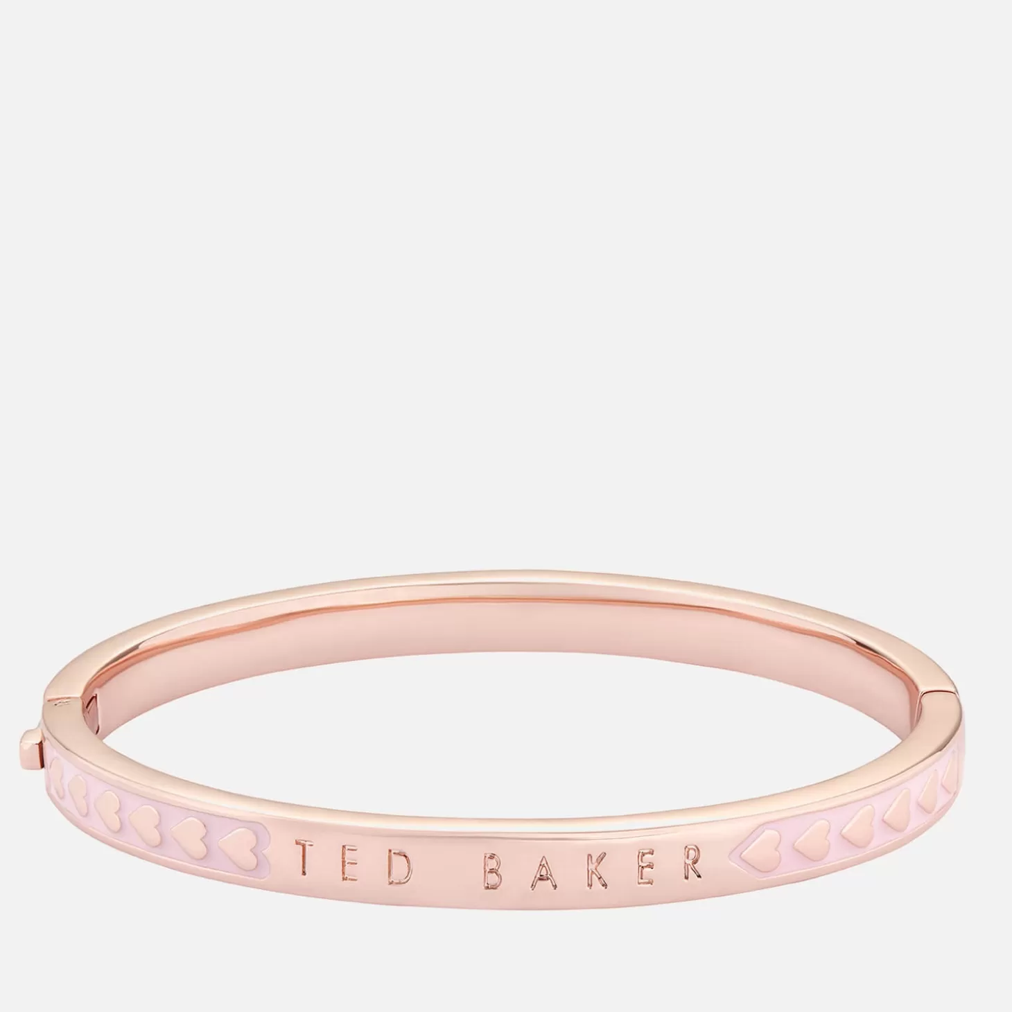 Women's Elliee Enamel Heart Bangle - Rose Gold/Pink*Ted Baker Cheap