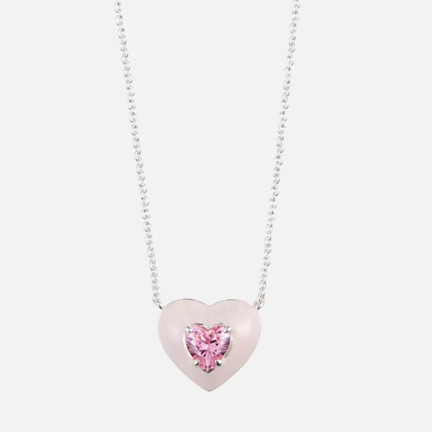 Charming Heart Silver-Tone Necklace*THOMAS SABO Best