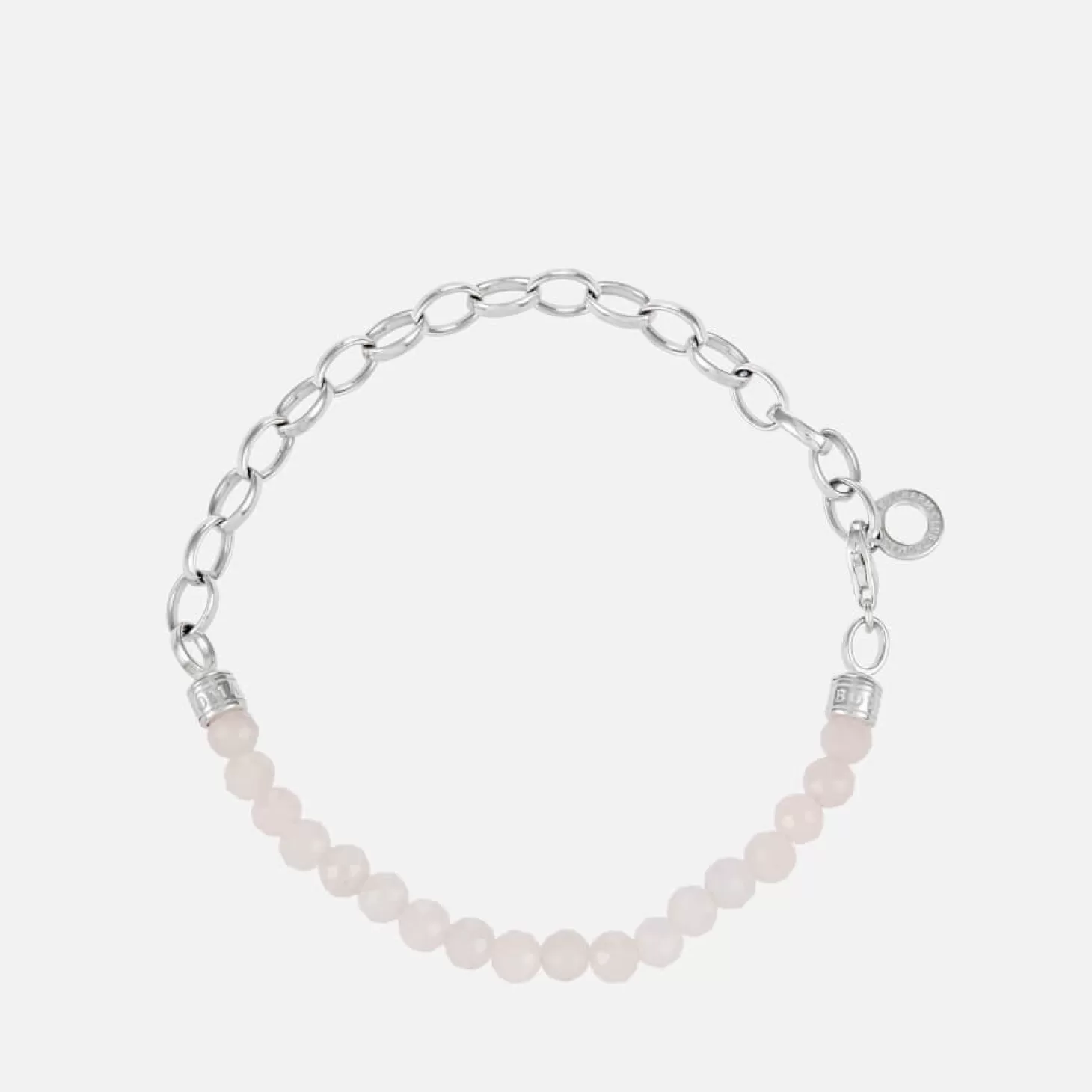 Silver-Tone Rose Quartz Bracelet*THOMAS SABO New