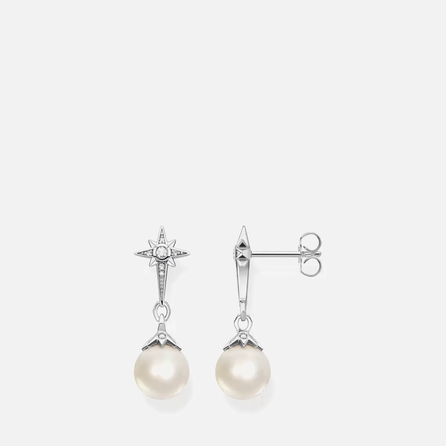 Sterling Silver And Freshwater Pearl Earrings*THOMAS SABO Clearance