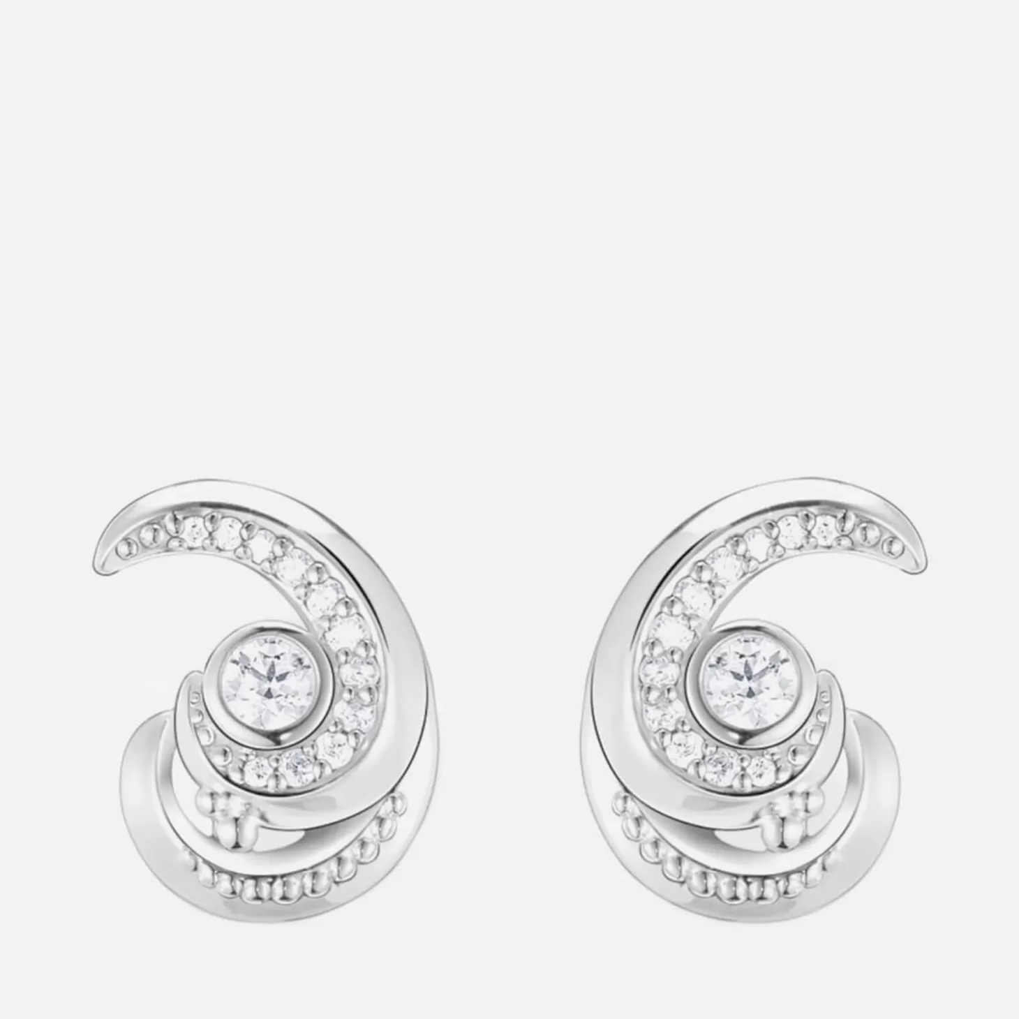 Women's Ocean Waves Ear Studs - Silver*THOMAS SABO Outlet