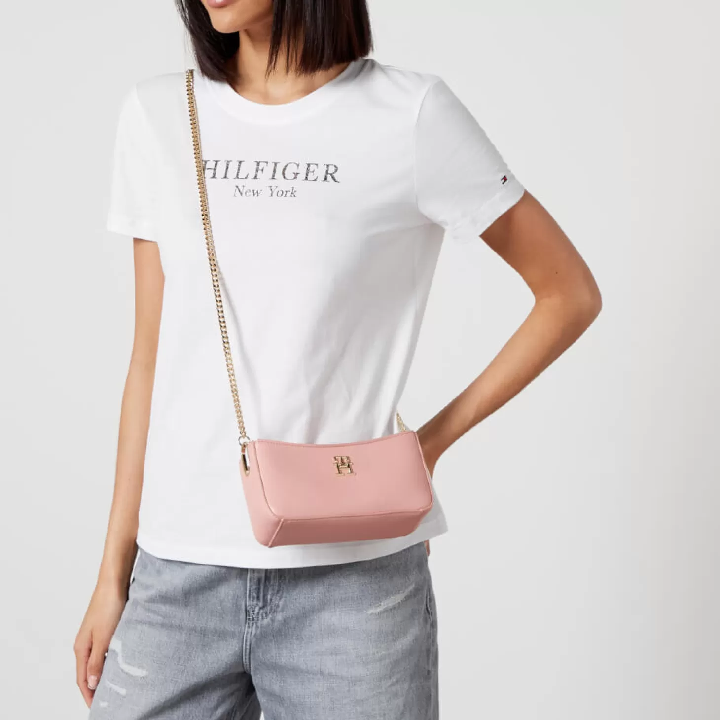 Timeless Chain Faux Leather Crossbody Bag*Tommy Hilfiger Discount