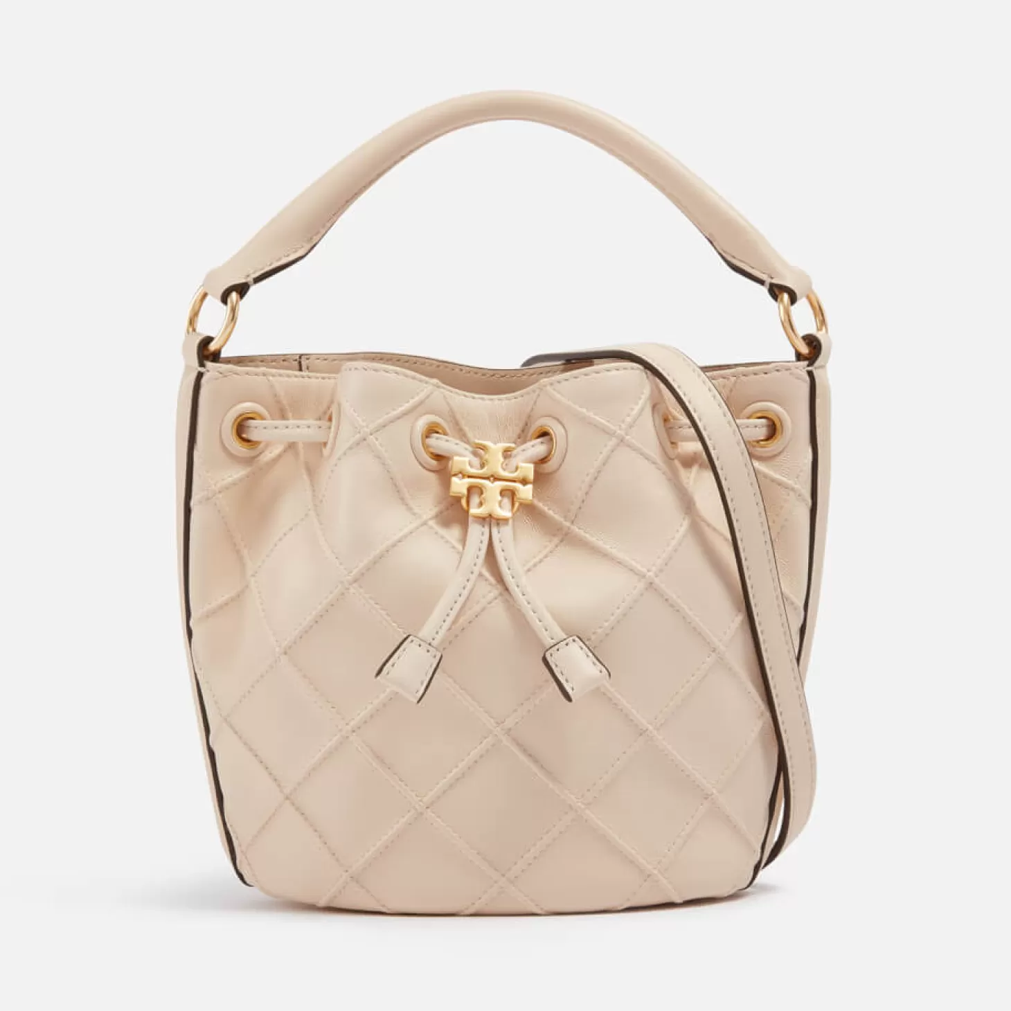 Fleming Quilted Leather Bucket Bag*Tory Burch Cheap