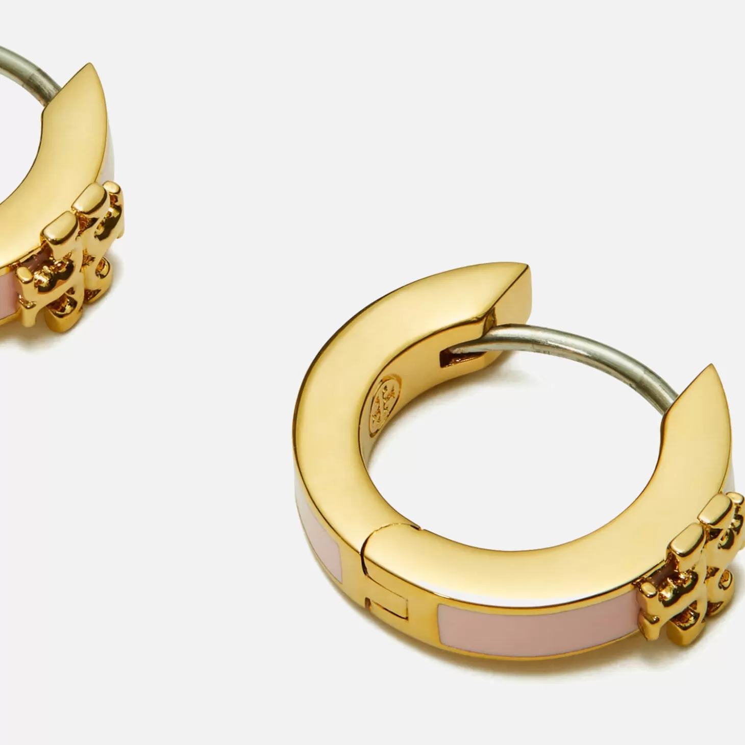 Kira Gold-Plated And Enamel Huggie Earrings*Tory Burch Discount