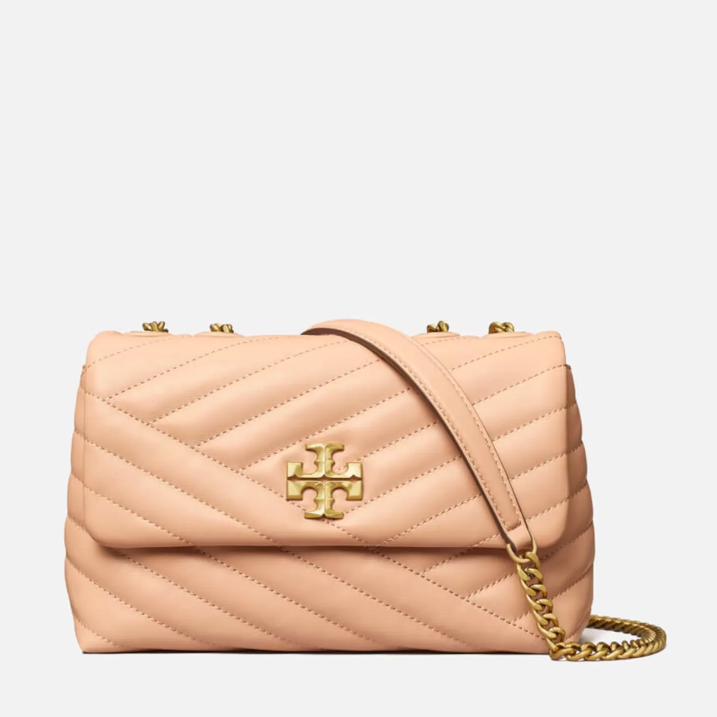 Small Kira Chevron Leather Shoulder Bag*Tory Burch Fashion