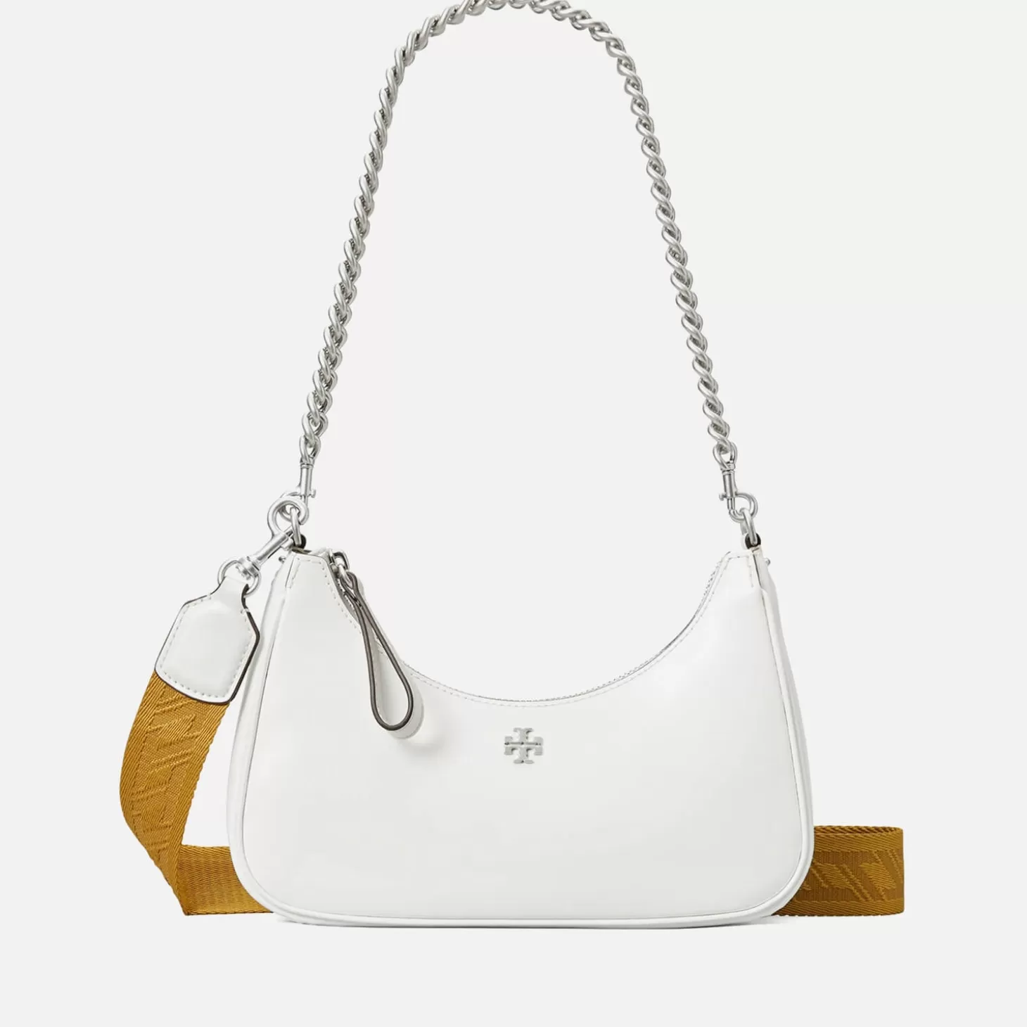 Small Mercer Spazzolato Leather Shoulder Bag*Tory Burch Hot