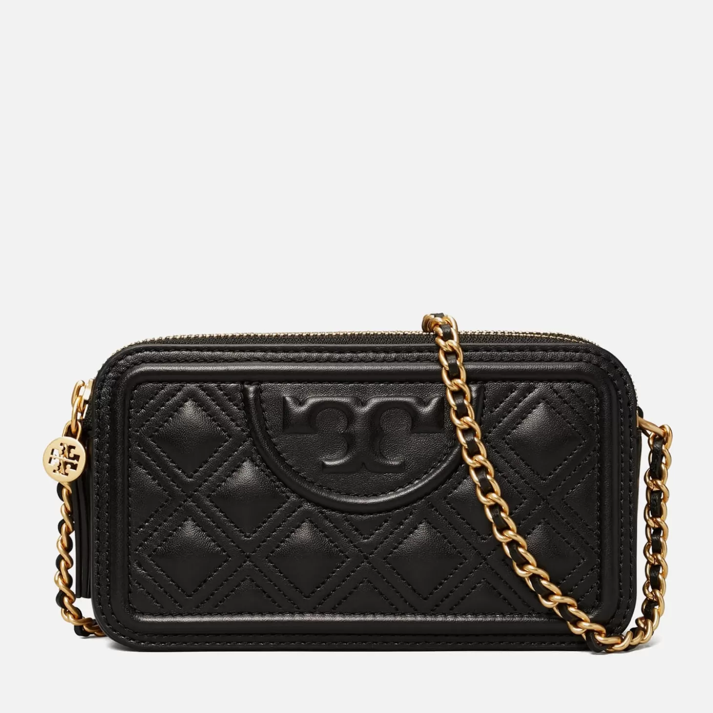 Women's Fleming Double-Zip Mini Bag - Black*Tory Burch Fashion