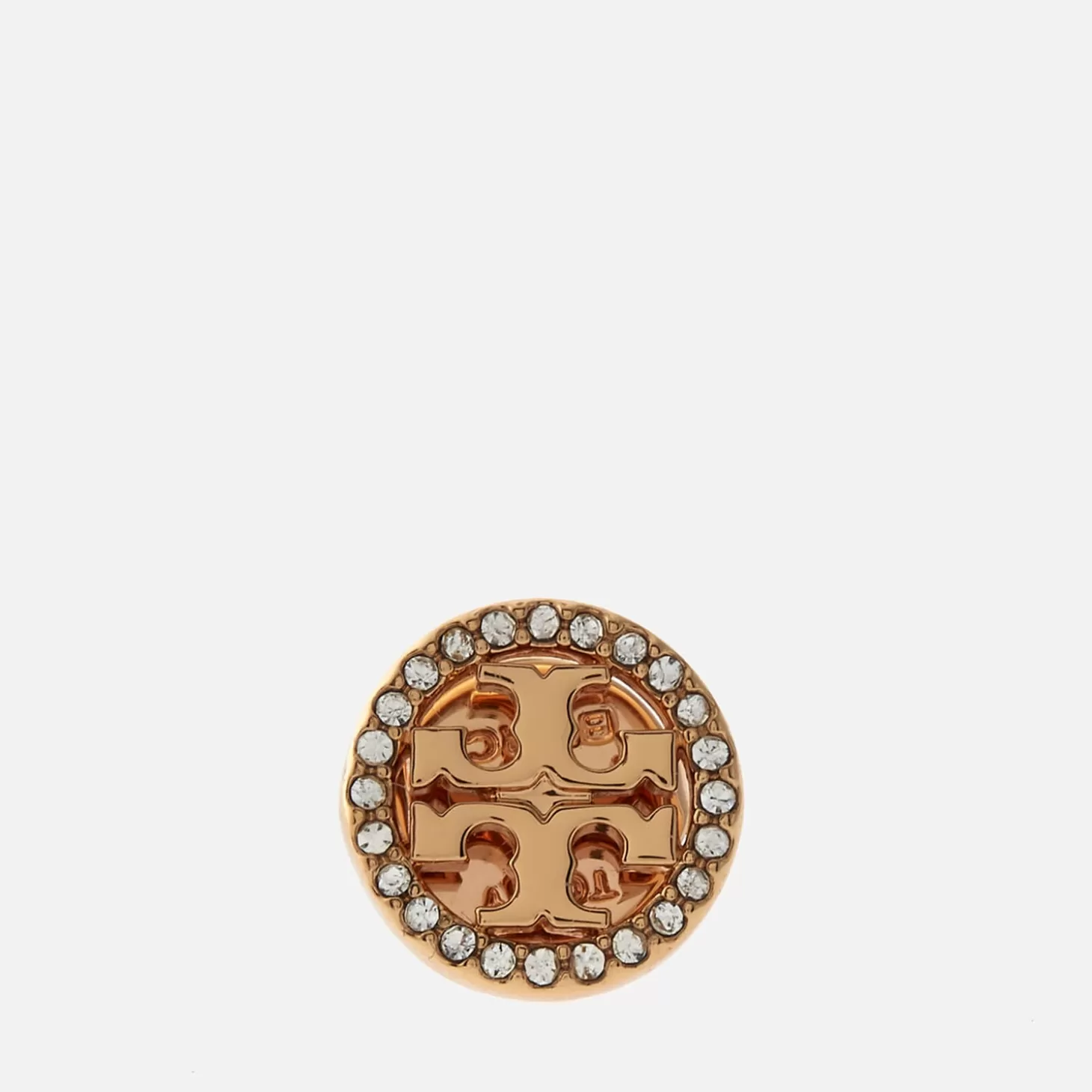 Women's Miller Pave Stud Earrings - Silver/Crystal*Tory Burch Clearance