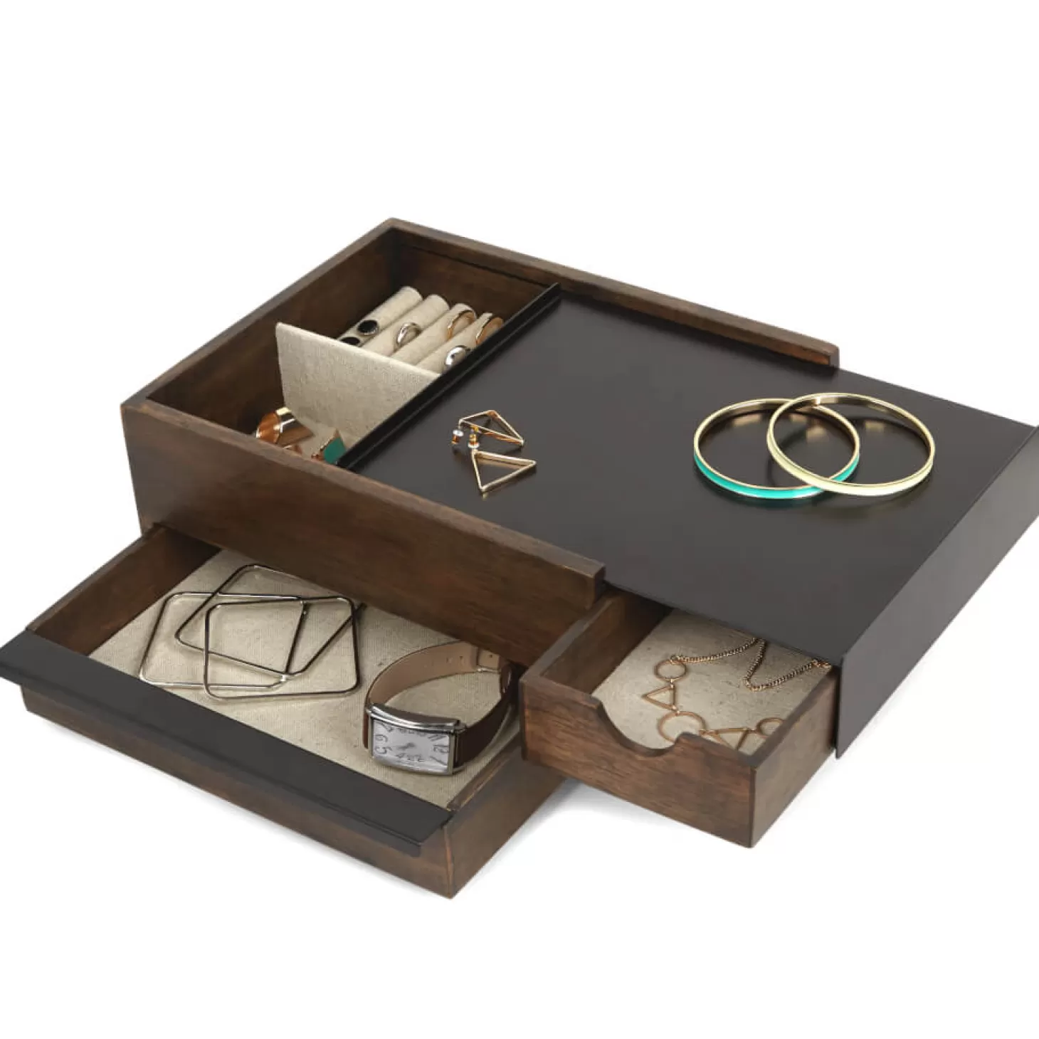 Stowit Jewellery Box - Black Walnut*Umbra Hot