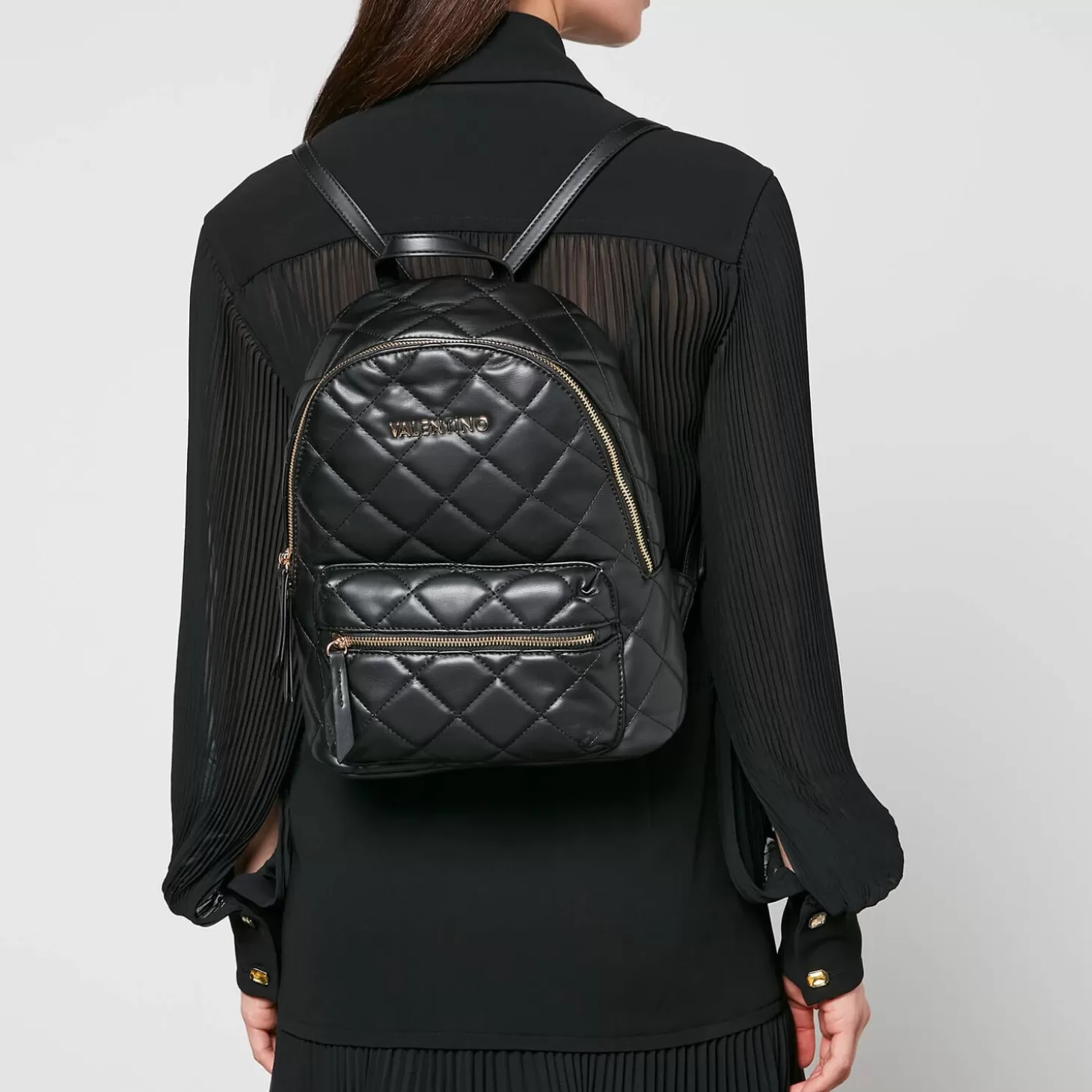 Valentino Ocarina Quilted Faux Leather Backpack*Valentino Bags Best