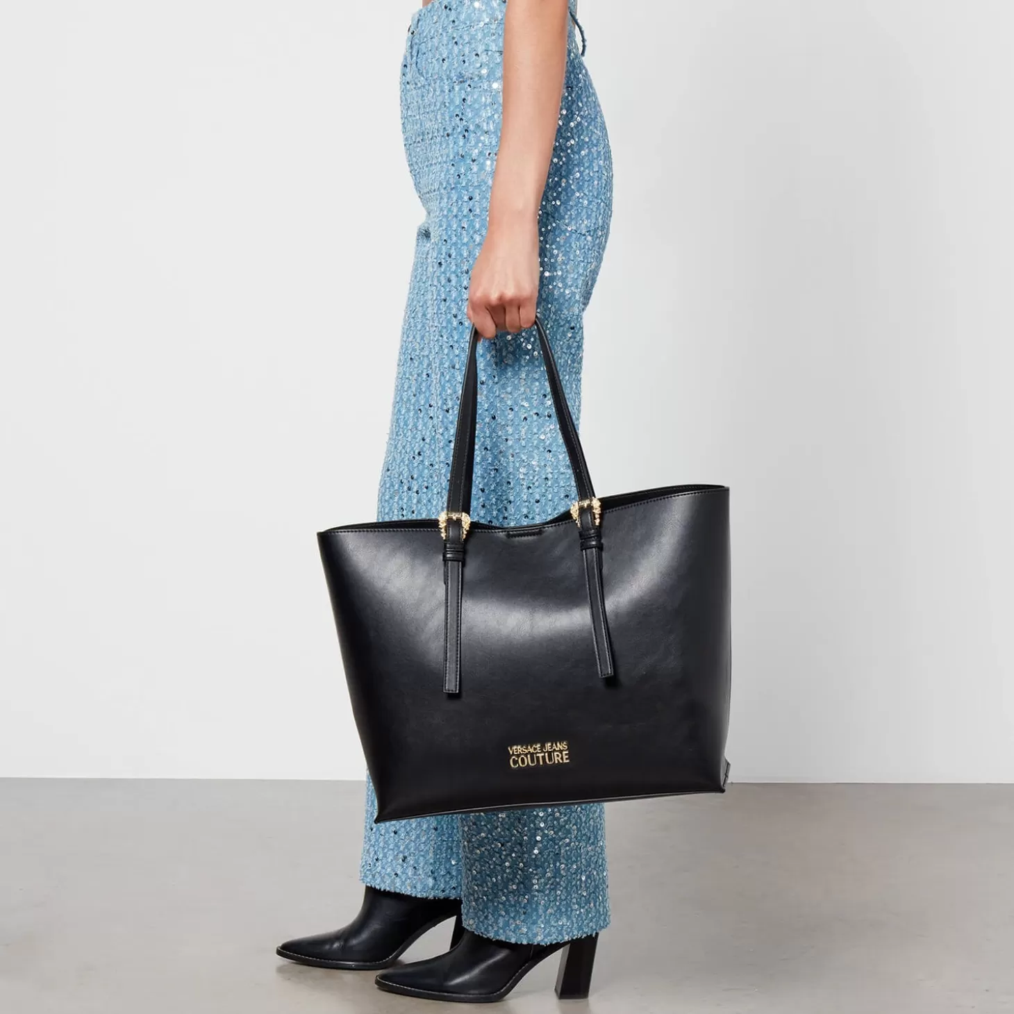 Faux Leather Tote Bag*Versace Jeans Couture Hot