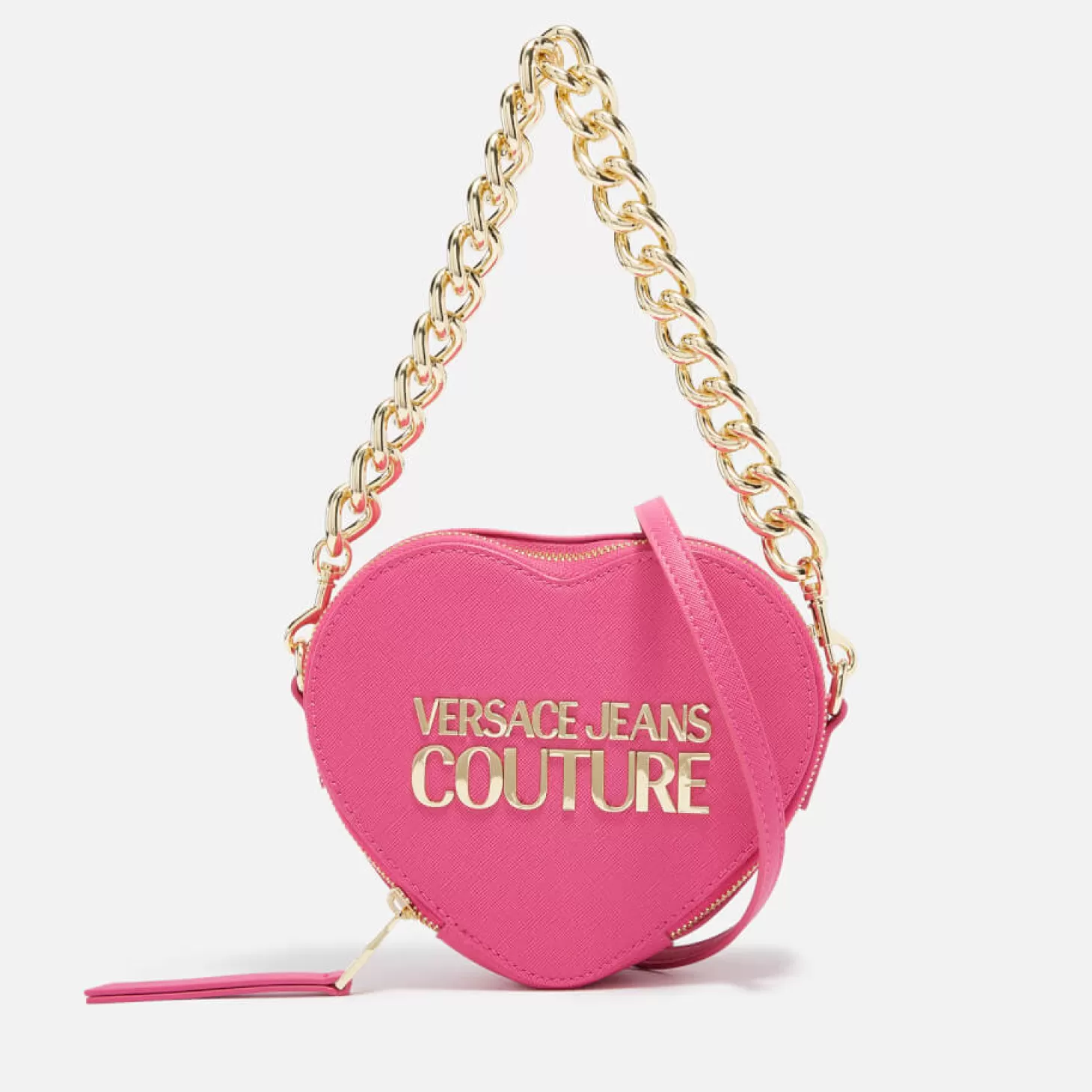 Heart-Shaped Faux Leather Bag*Versace Jeans Couture Outlet