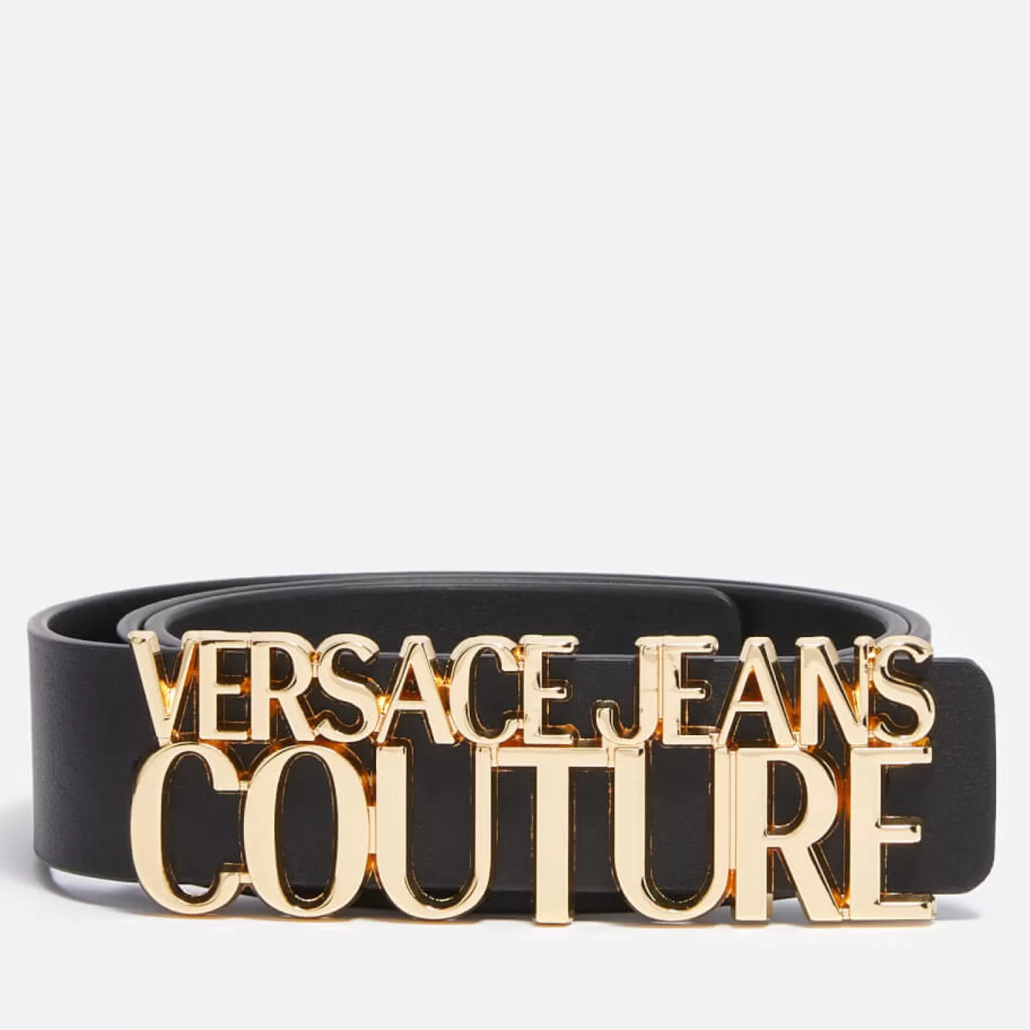 Logo-Embellished Leather Belt*Versace Jeans Couture Store