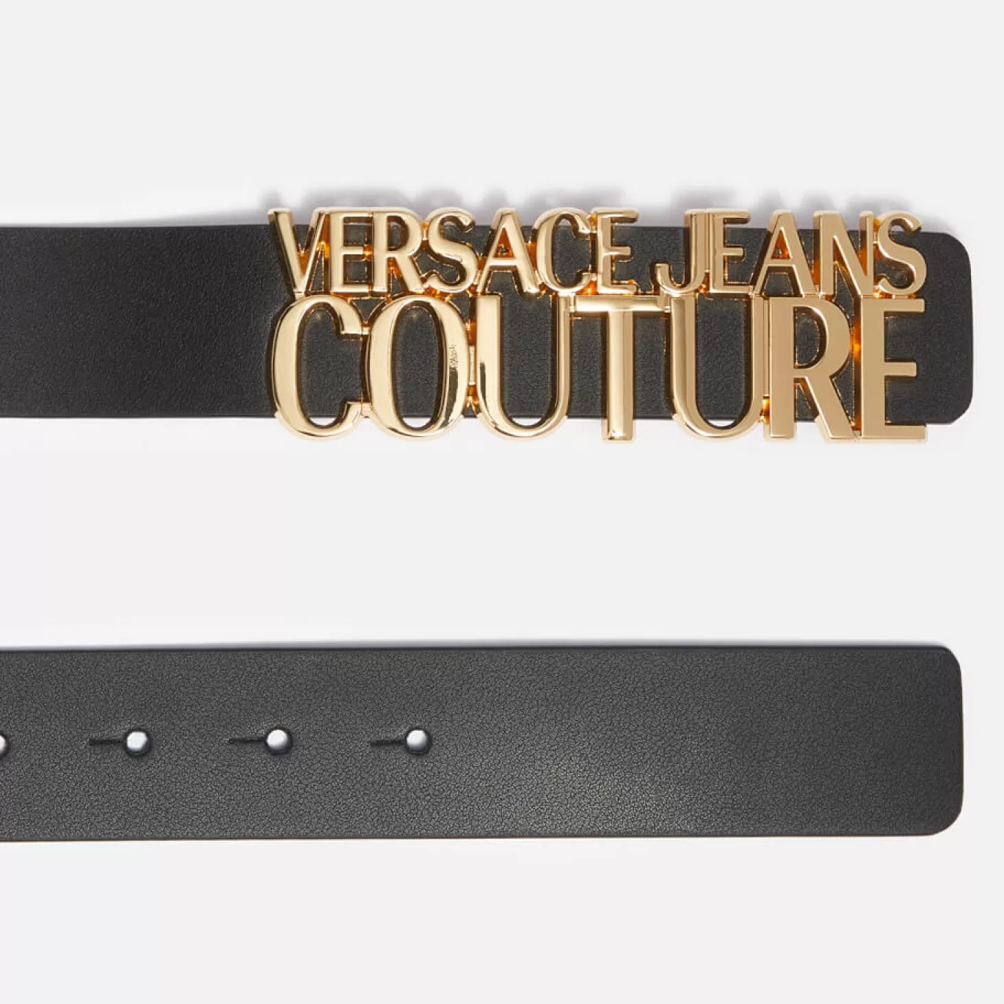 Logo-Embellished Leather Belt*Versace Jeans Couture Store