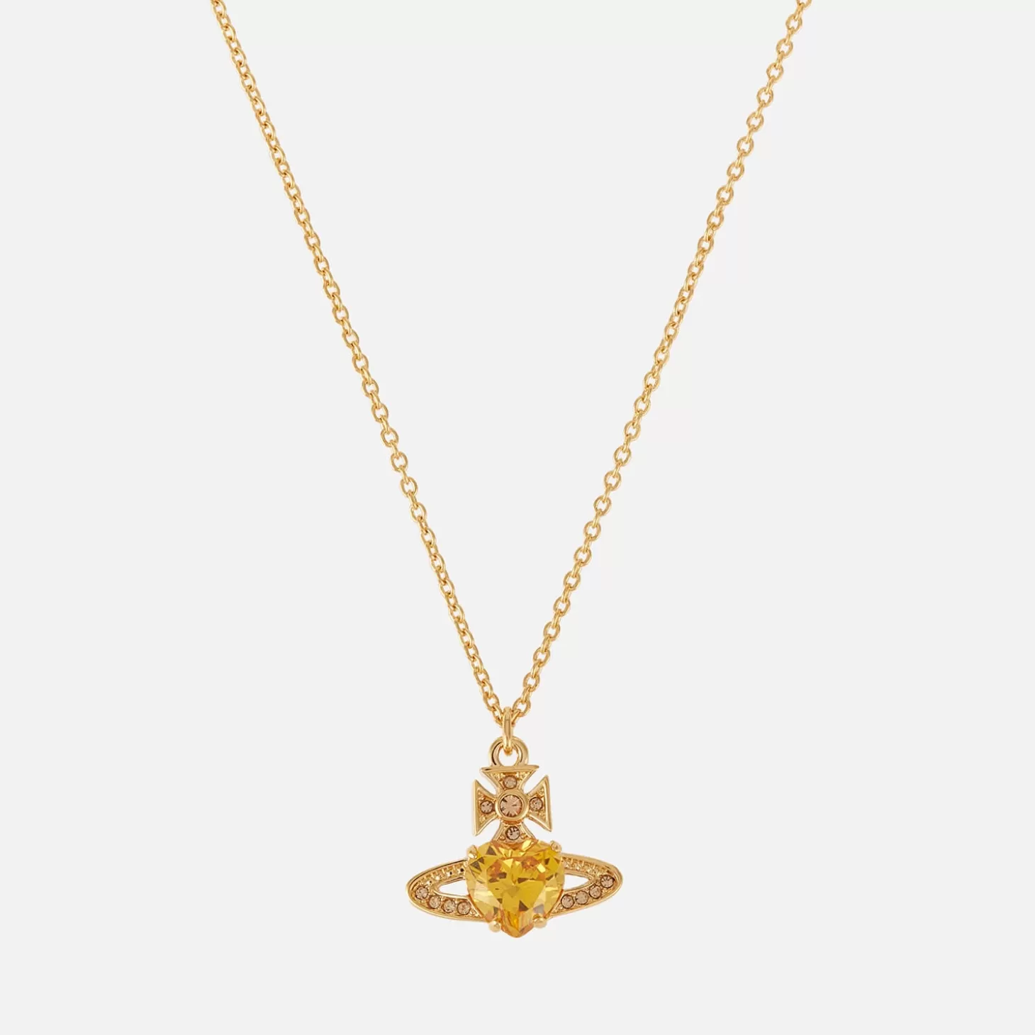 Ariella Brass And Crystal Necklace*Vivienne Westwood Flash Sale