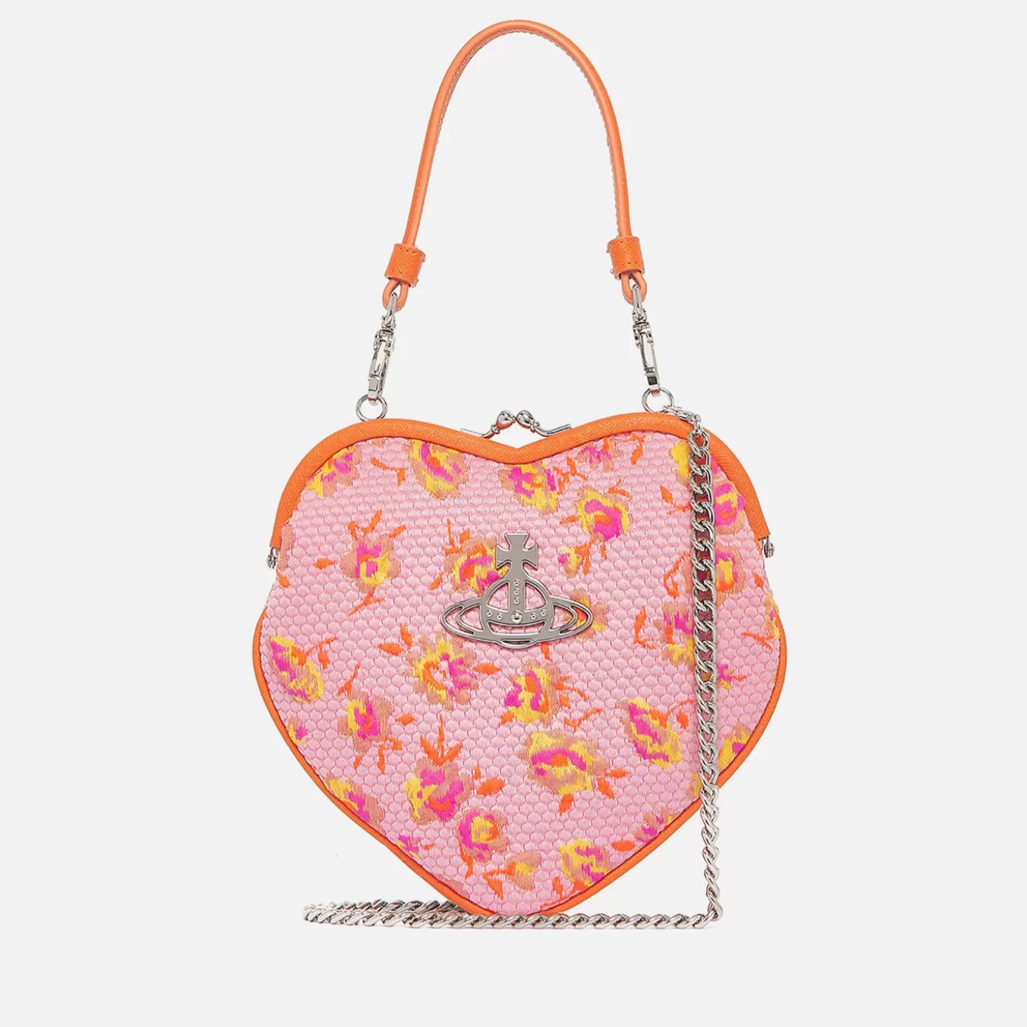 Belle Frame Heart Cloque Purse*Vivienne Westwood Fashion