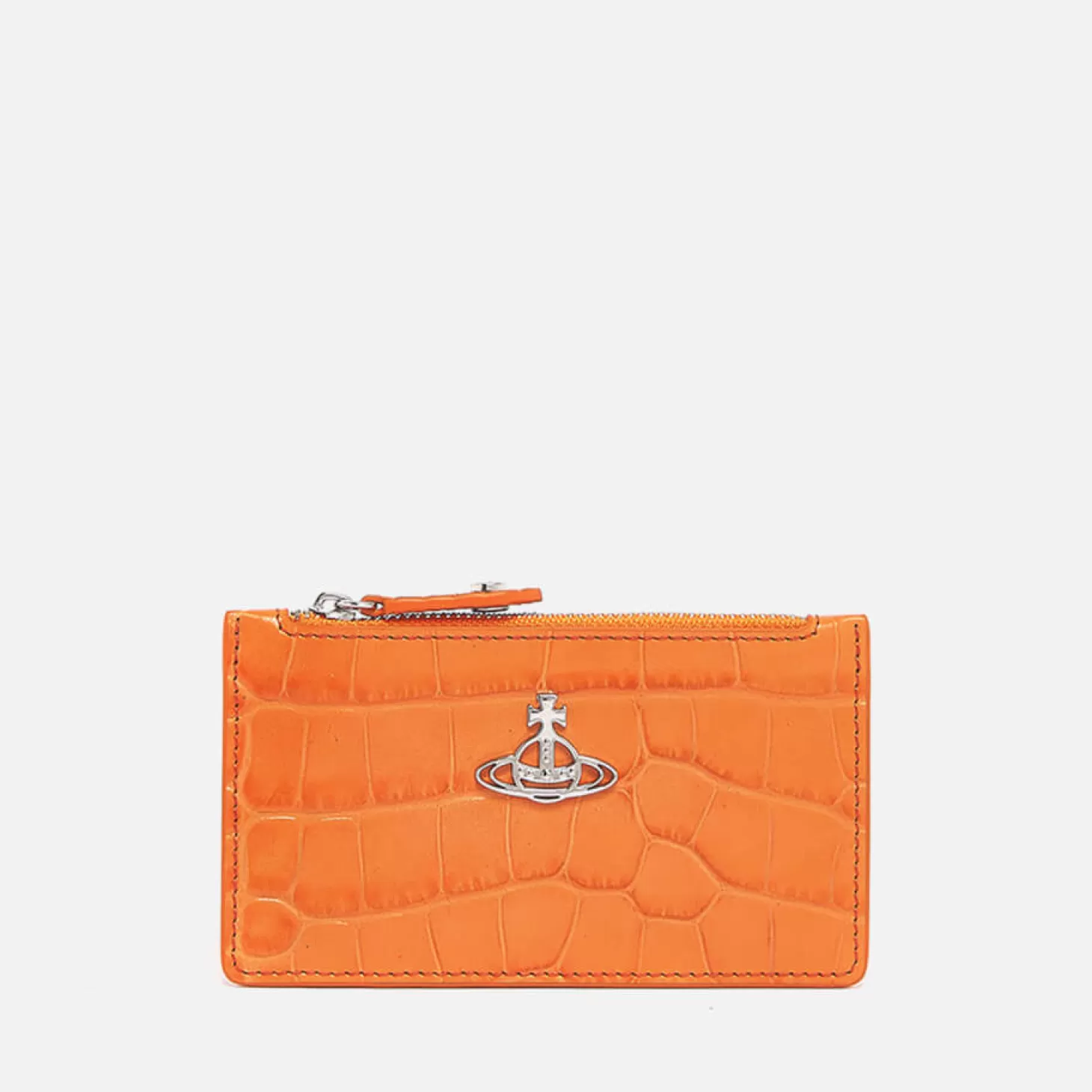 Crocodile Slim Leather Cardholder*Vivienne Westwood Best